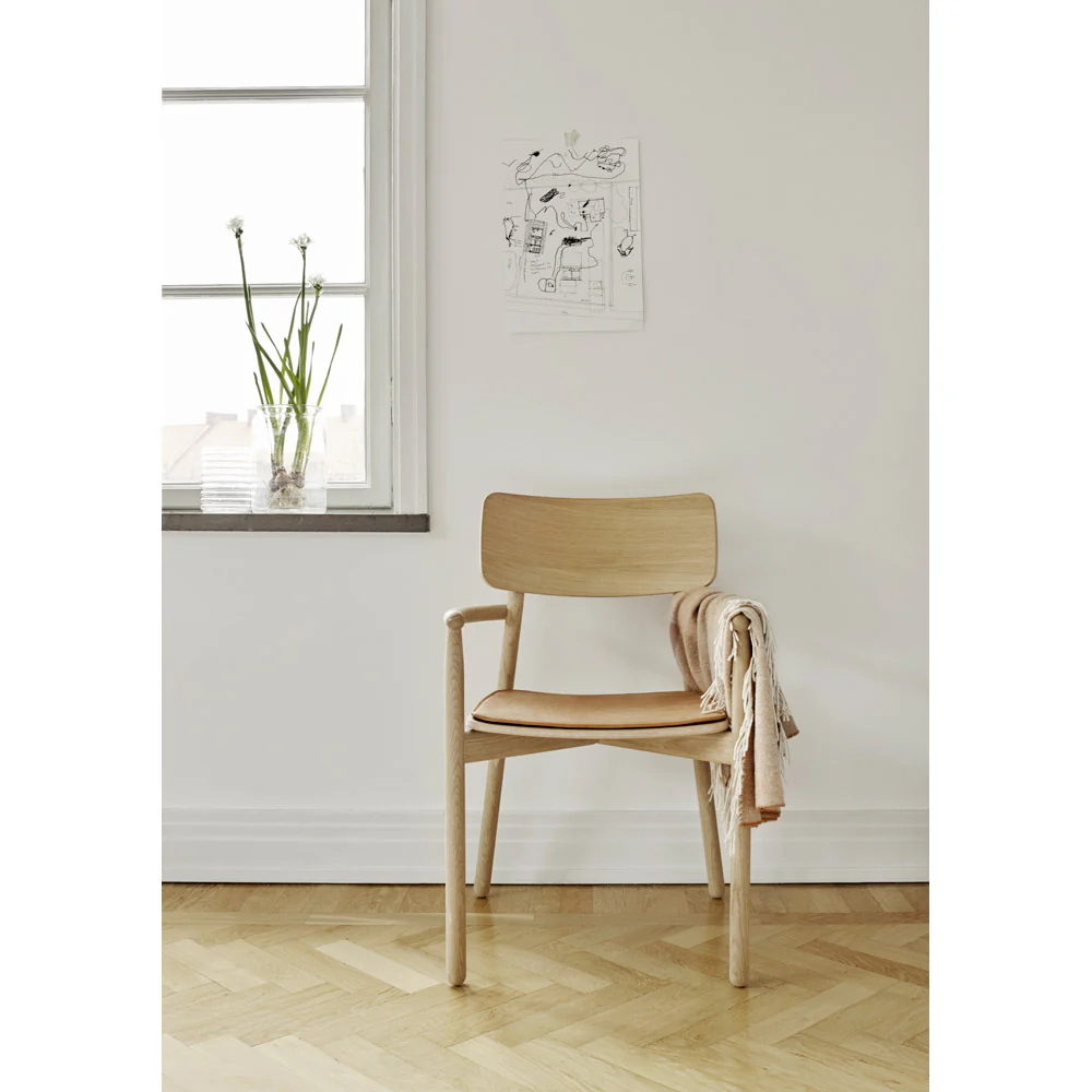 Hven Armchair - Oak White Oiled - Image 9