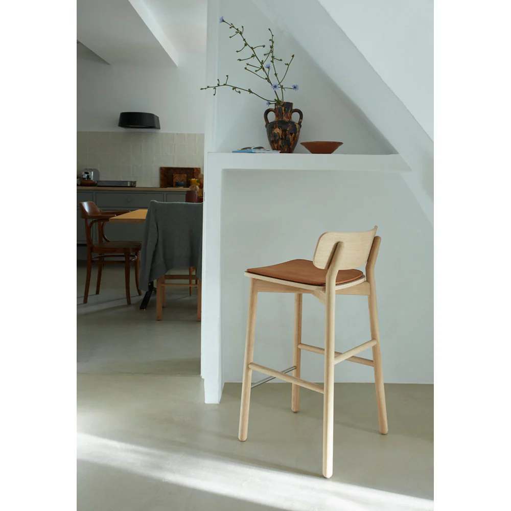 Hven Bar Stool - Oak White Oiled - Image 3