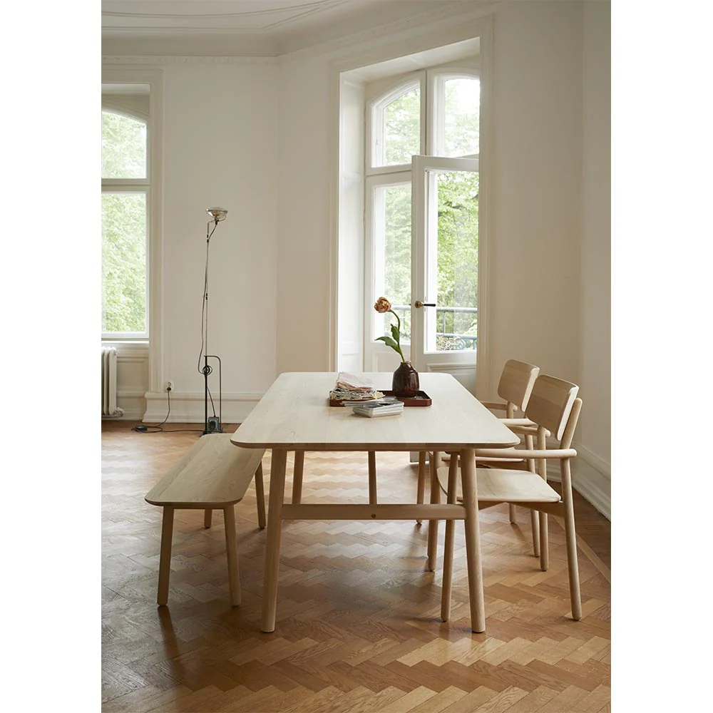Hven Bench - Oak White Soaped - Image 3