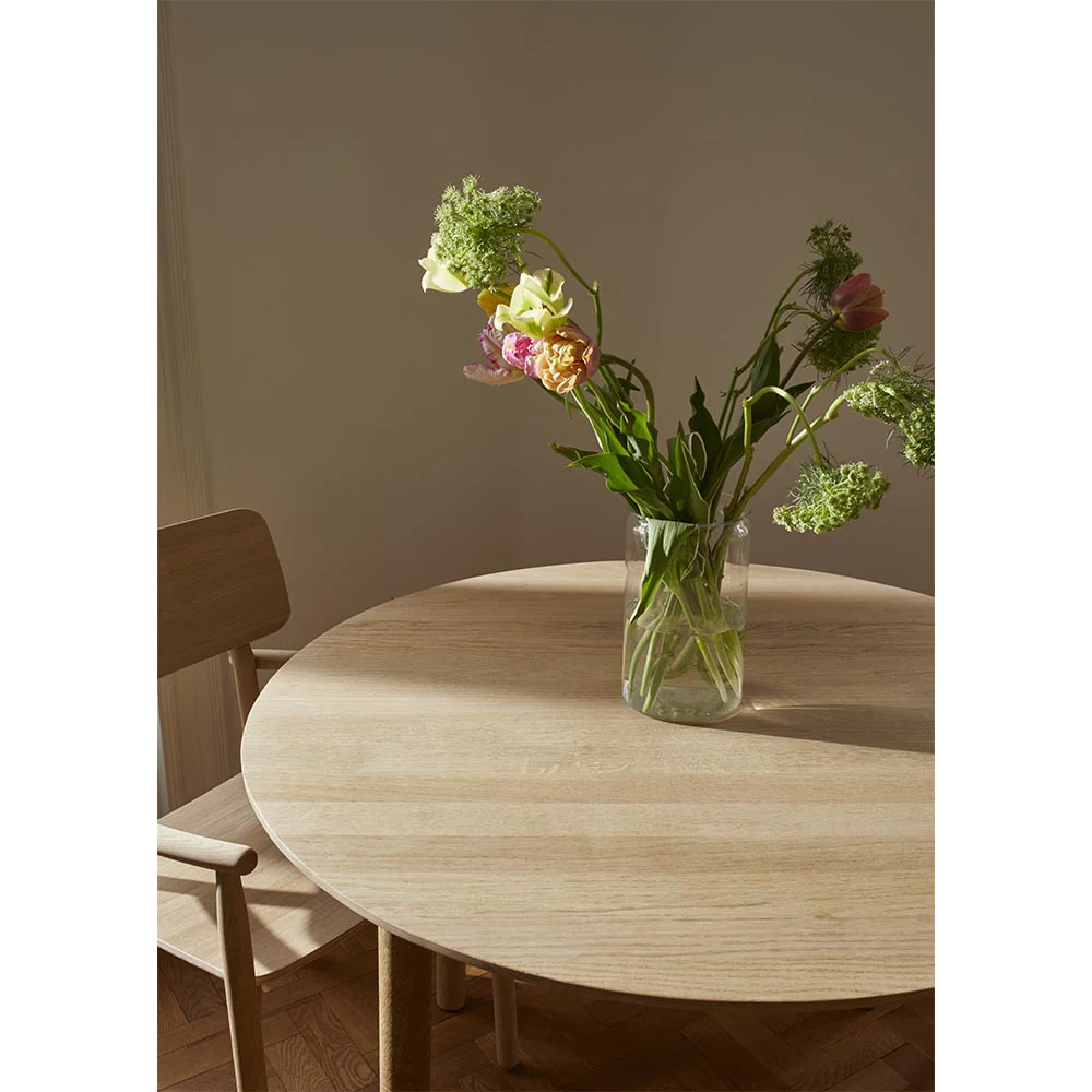 Hven Round Dining Table - Oak Oiled - Image 2