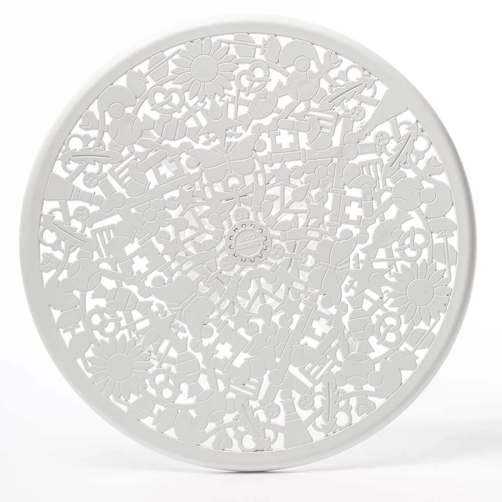 Industry Aluminum Round Table - White - Image 4