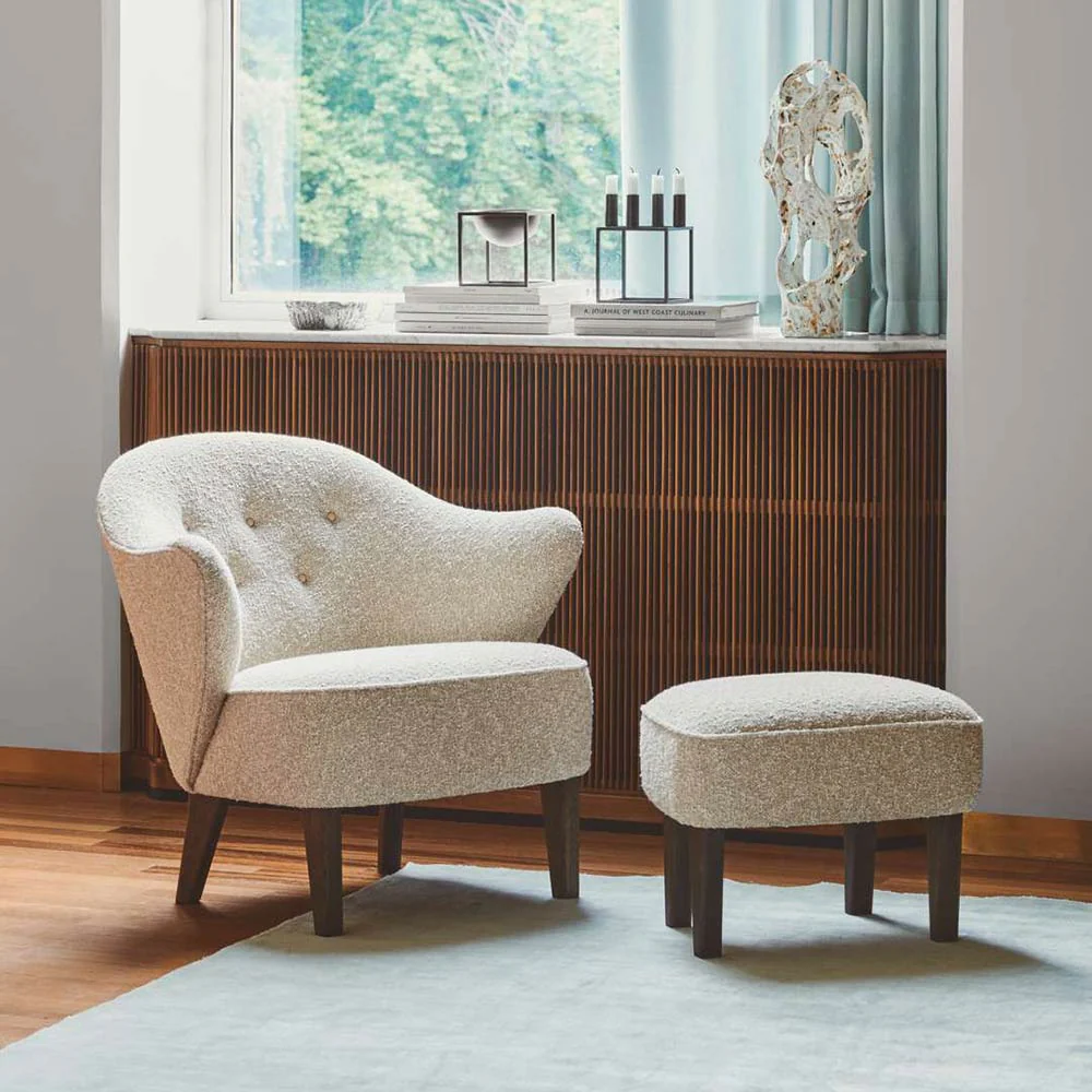 Ingeborg Footstool - 472 Vidar 3, Smoked Oak - Image 2