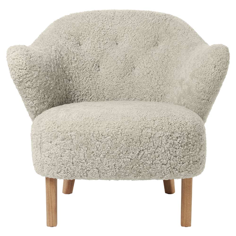 Ingeborg Lounge Chair - Green Tea Sheepskin, Natural Oak - Image 2