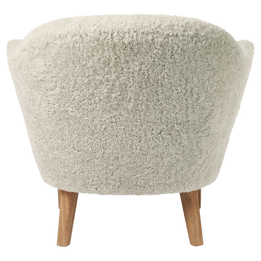 Ingeborg Lounge Chair - Green Tea Sheepskin, Natural Oak - Image 4