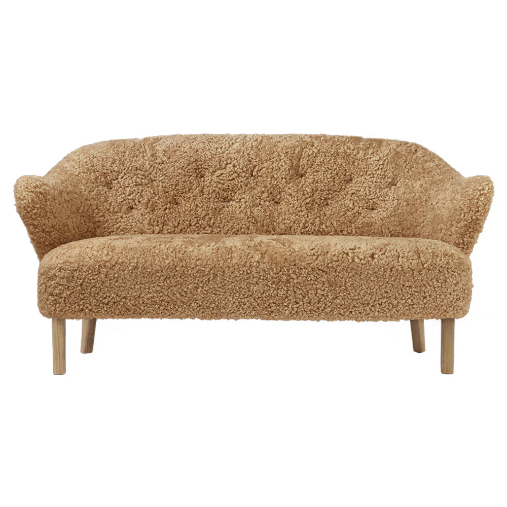 Ingeborg Sofa - Honey Sheepskin, Natural Oak