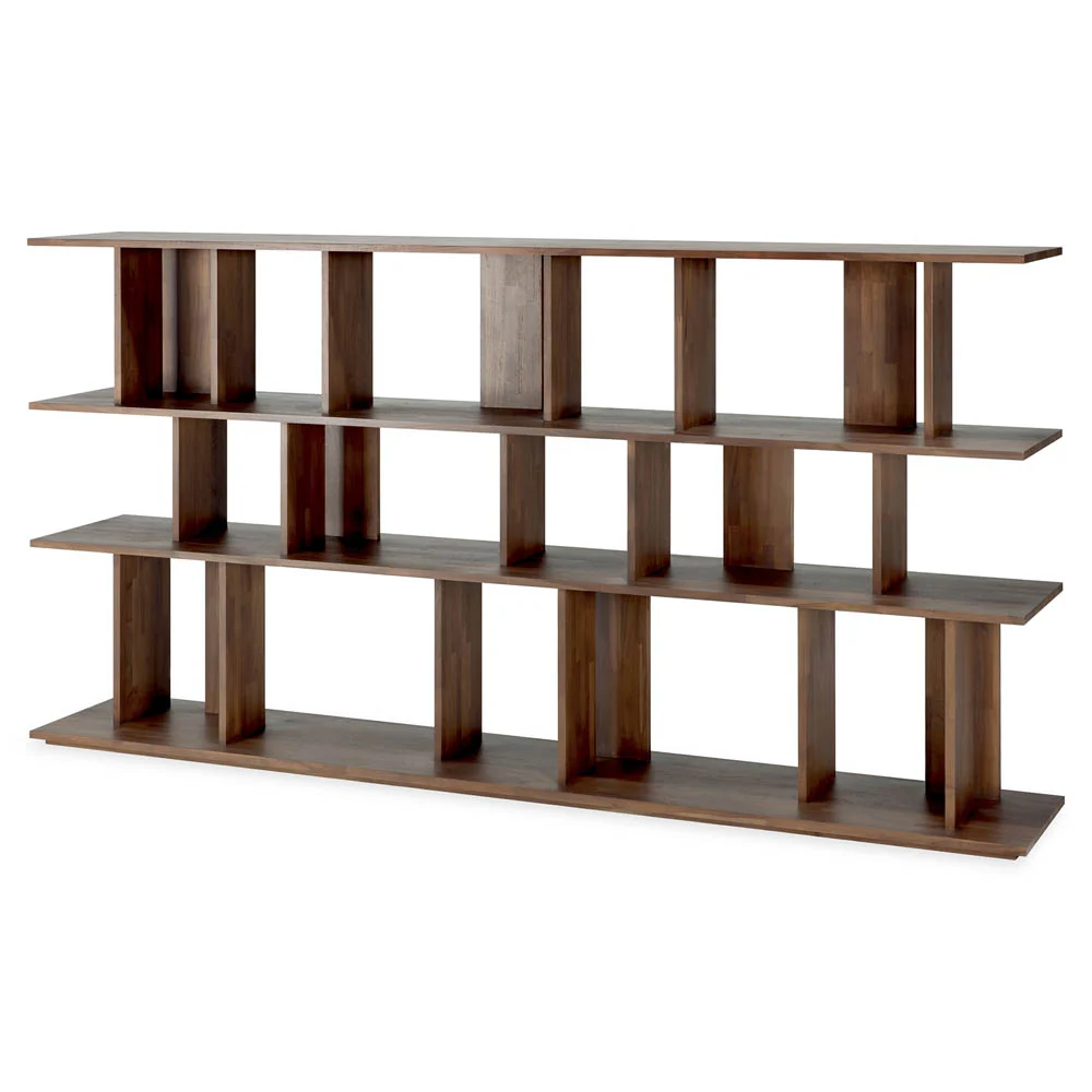 Irregular Rack 88.5"W - Brown Teak - Image 2