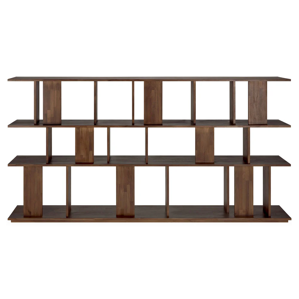 Irregular Rack 88.5"W - Brown Teak - Image 3