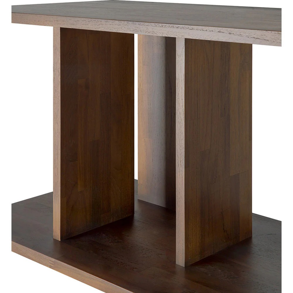 Irregular Rack 88.5"W - Brown Teak - Image 4