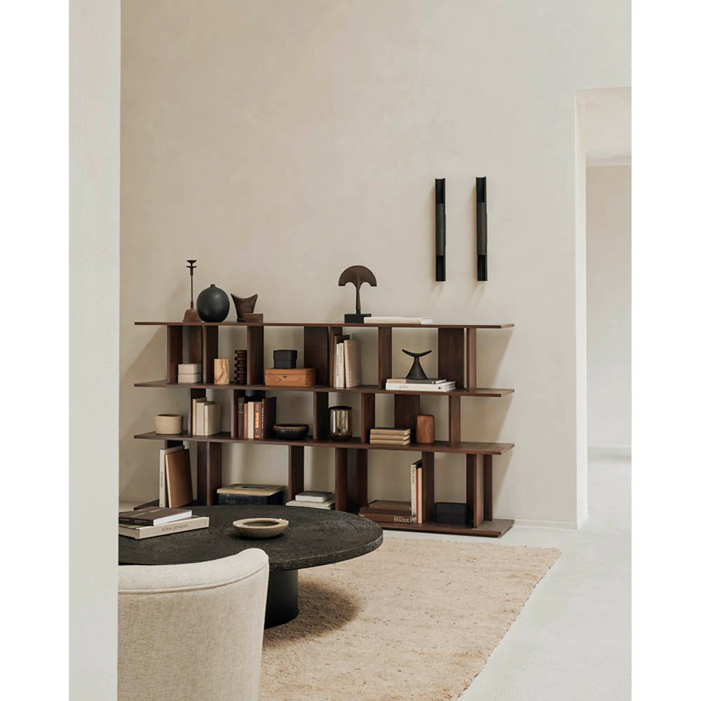 Irregular Rack 88.5"W - Brown Teak - Image 8