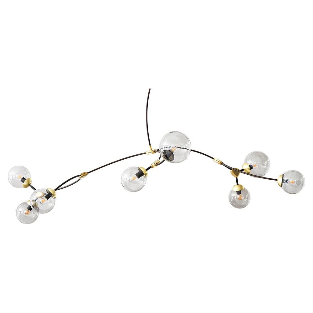 Ivy 8 Pendant - Bronze, Satin Brass - Image 2