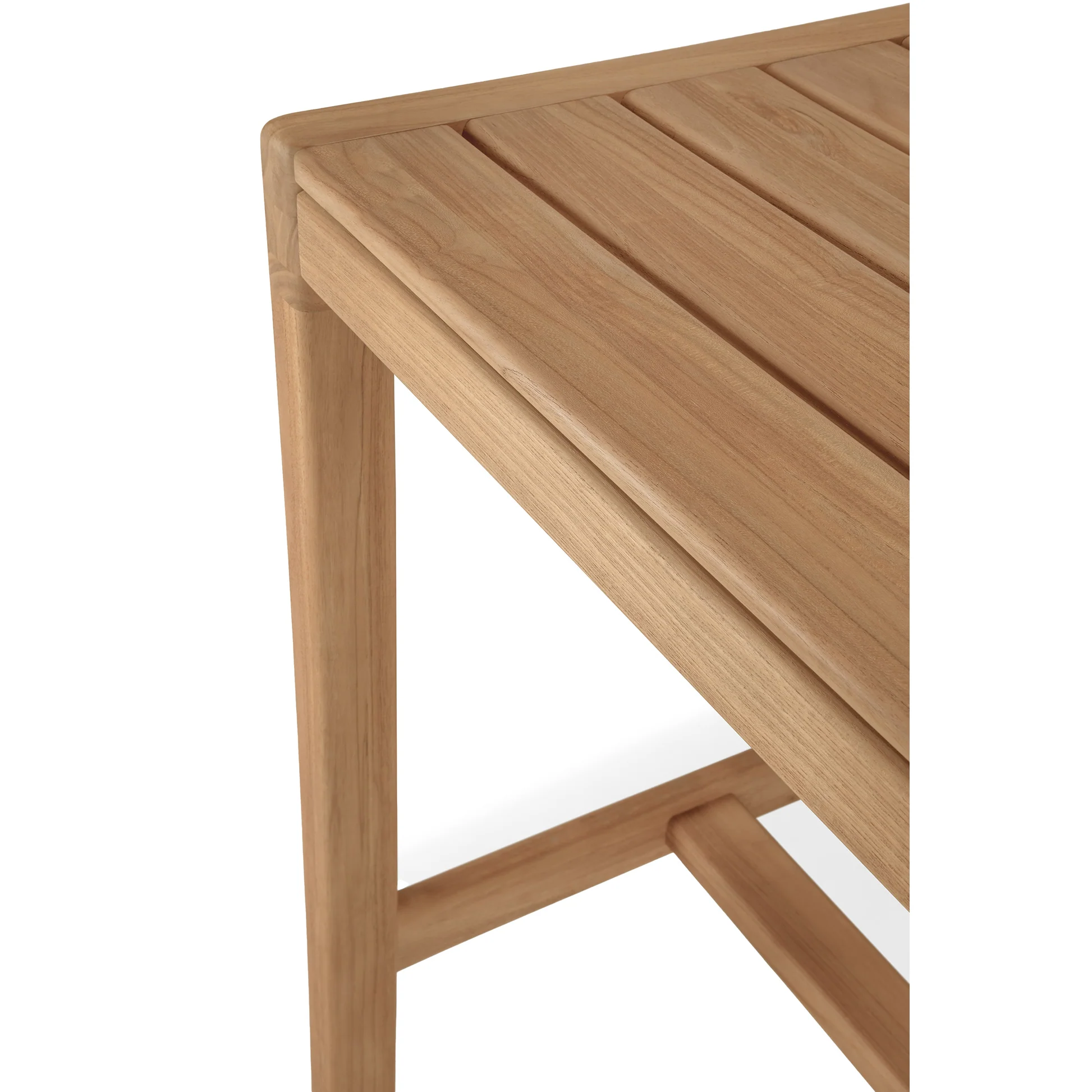 Jack Outdoor Bar Table - Teak - Image 3
