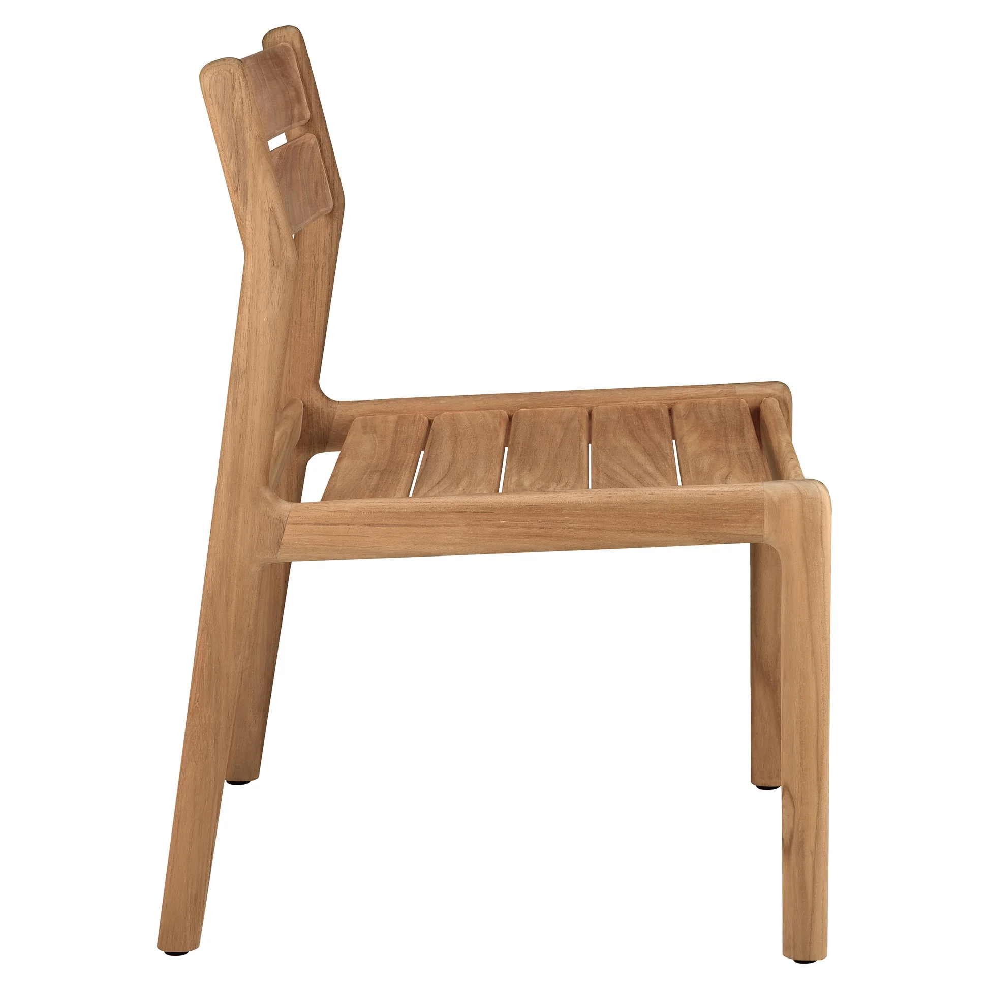 Jack Outdoor Dining Chair - Teak - Image 3