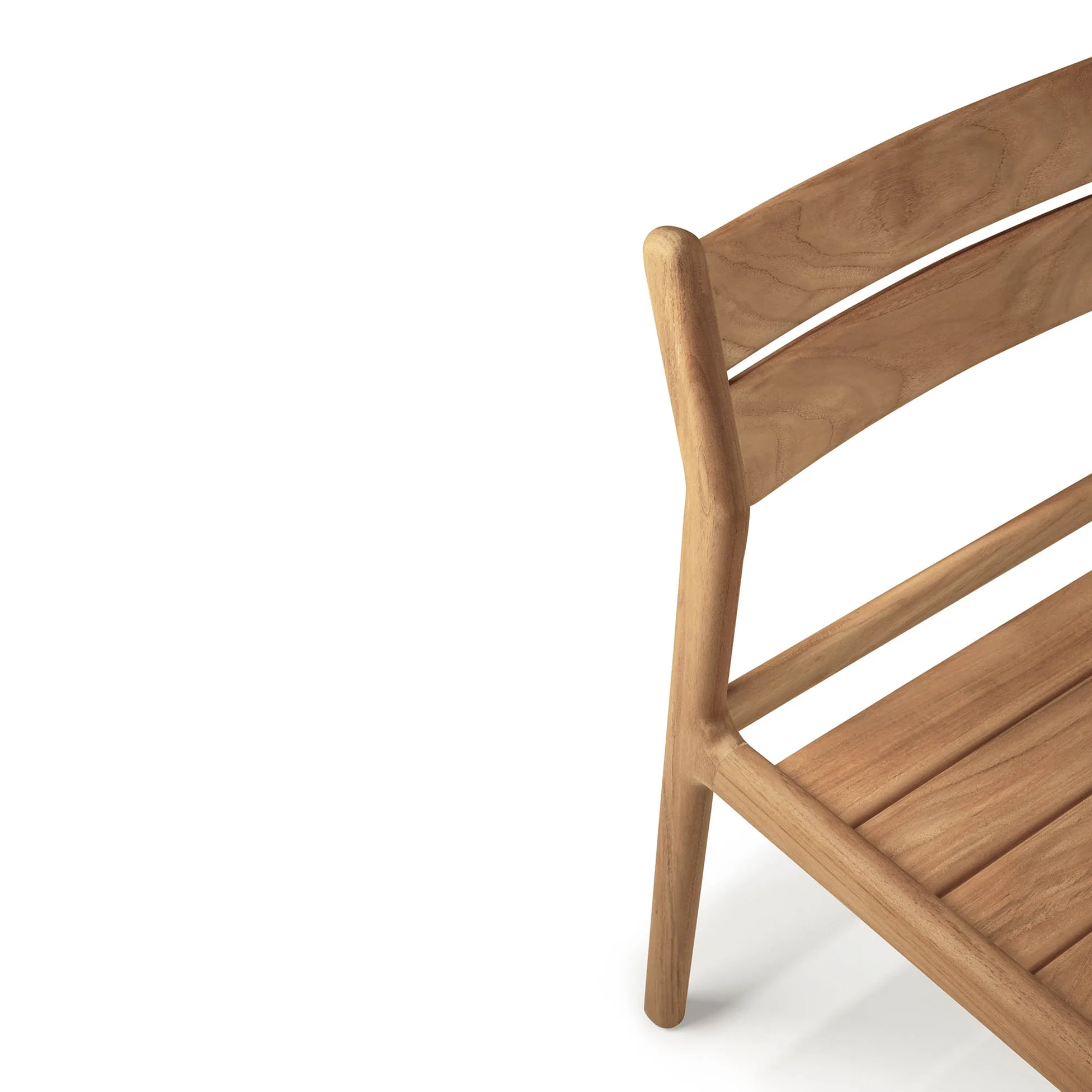 Jack Outdoor Dining Chair - Teak - Image 5