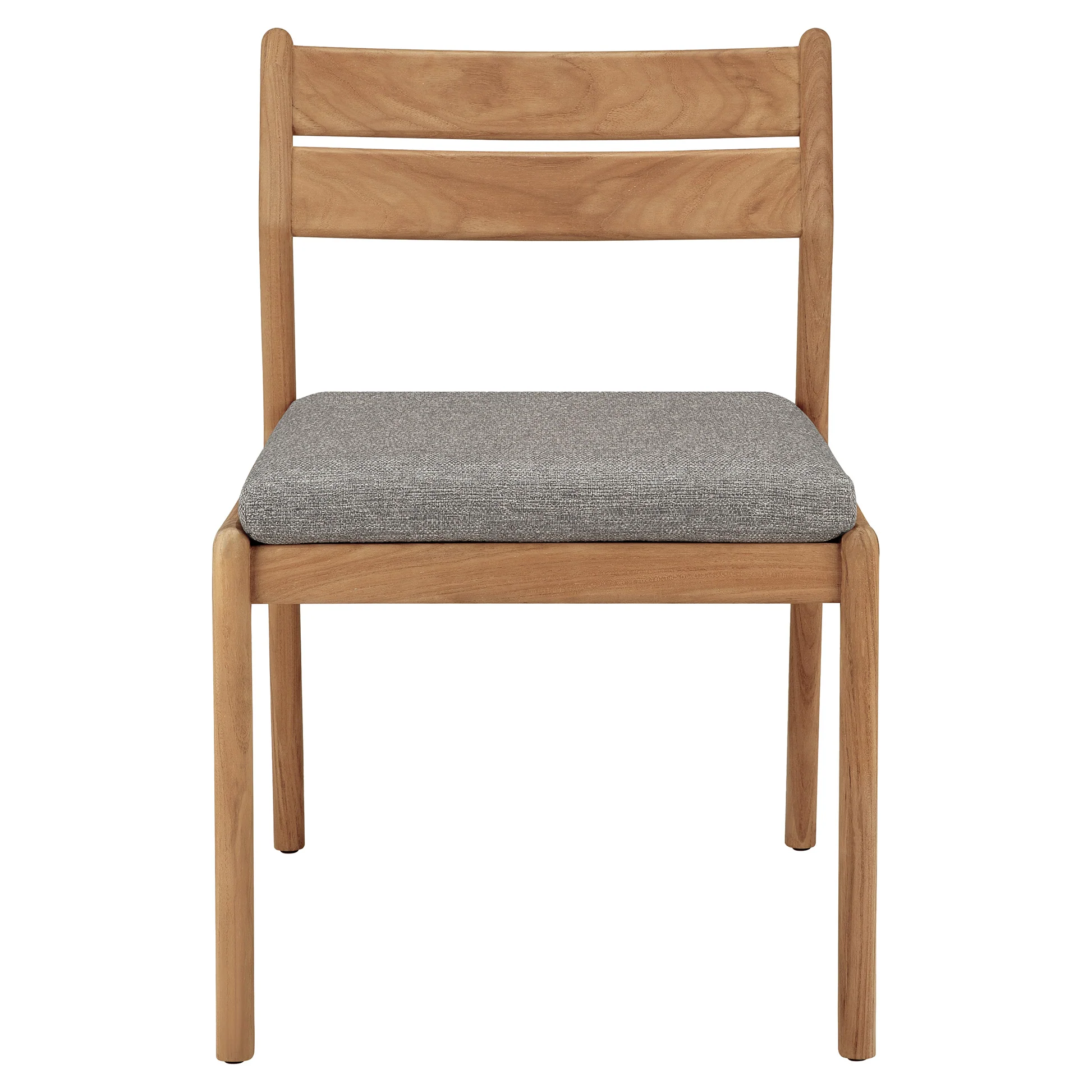 Jack Outdoor Dining Chair - Teak, Mocha Cushion - Image 5