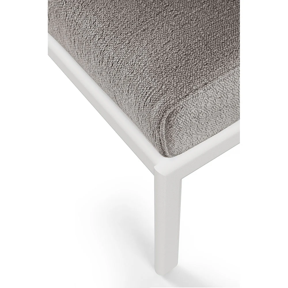 Jack Outdoor Footstool - Aluminum, Mocha - Image 3