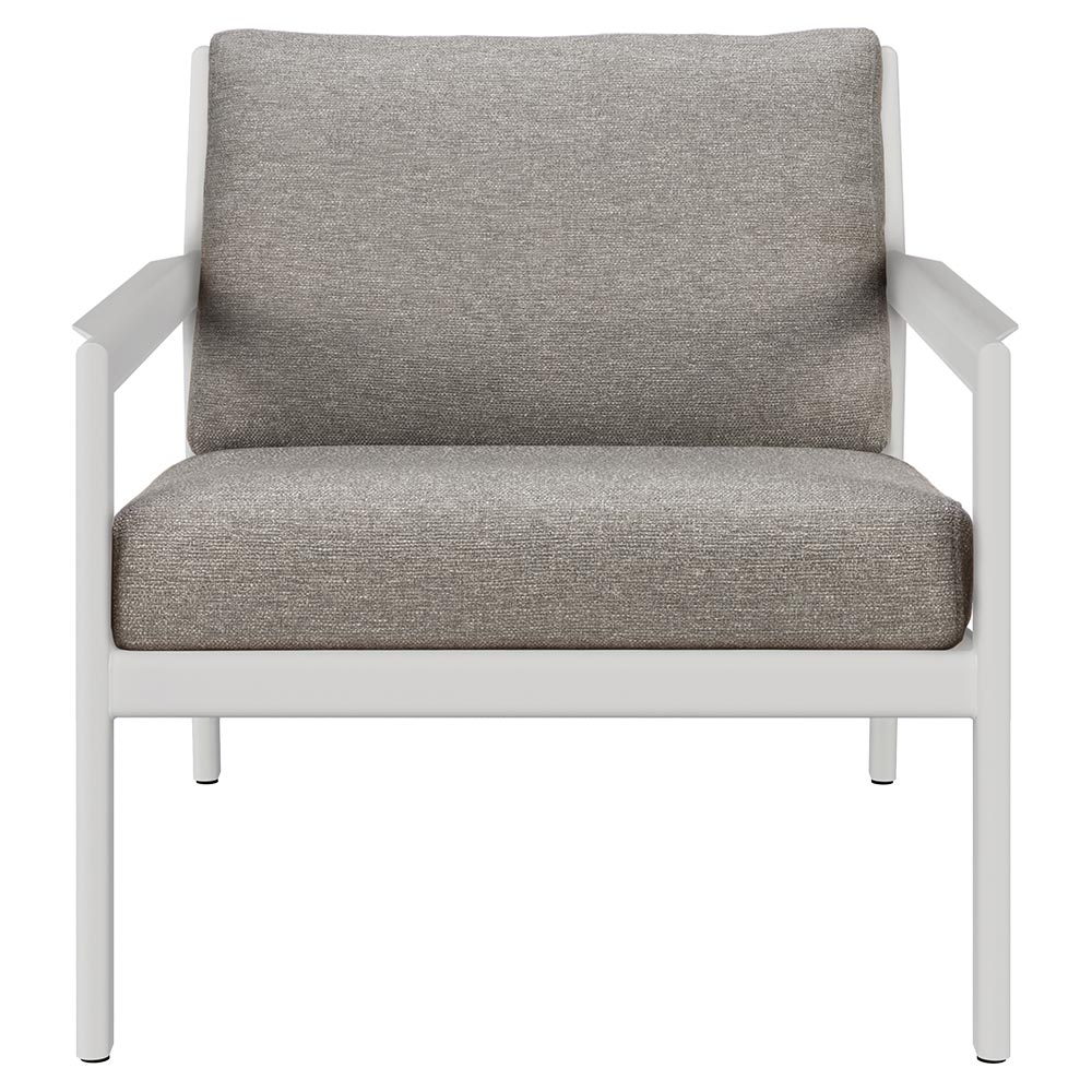 Jack Outdoor Lounge Chair - Aluminum, Mocha - Image 2