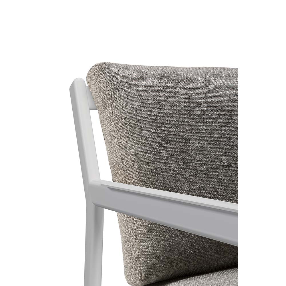 Jack Outdoor Lounge Chair - Aluminum, Mocha - Image 5