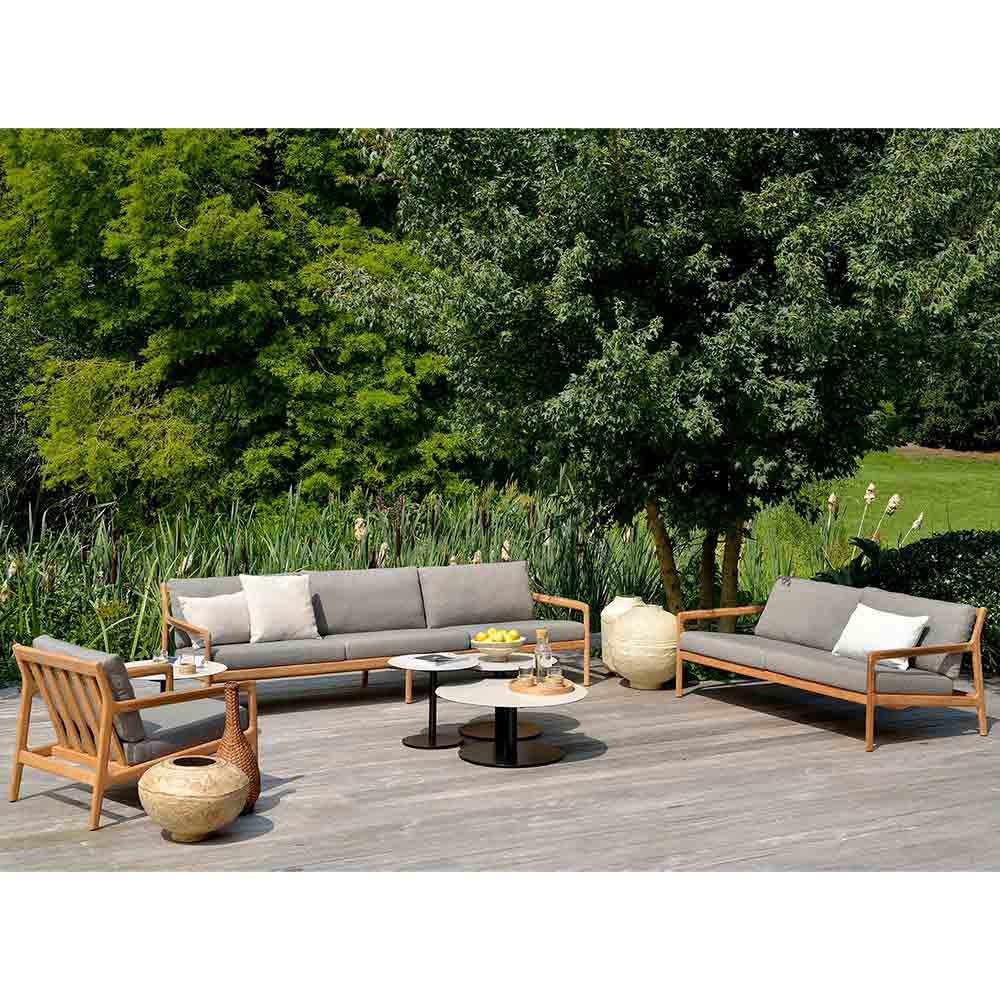 Jack Outdoor Lounge Chair - Teak, Mocha - Image 6