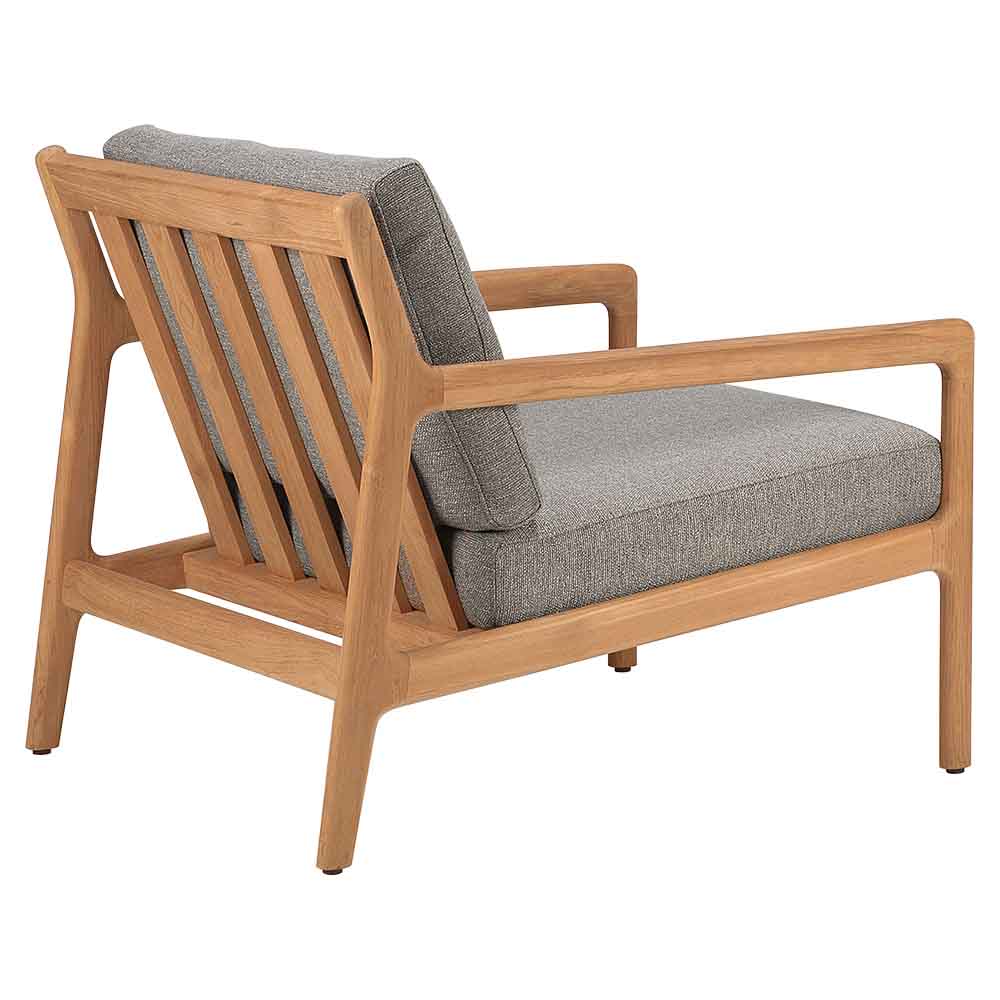 Jack Outdoor Lounge Chair - Teak, Mocha - Image 3