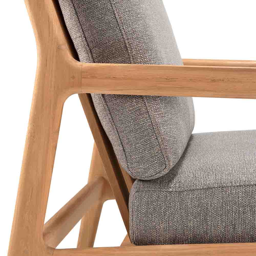 Jack Outdoor Lounge Chair - Teak, Mocha - Image 4