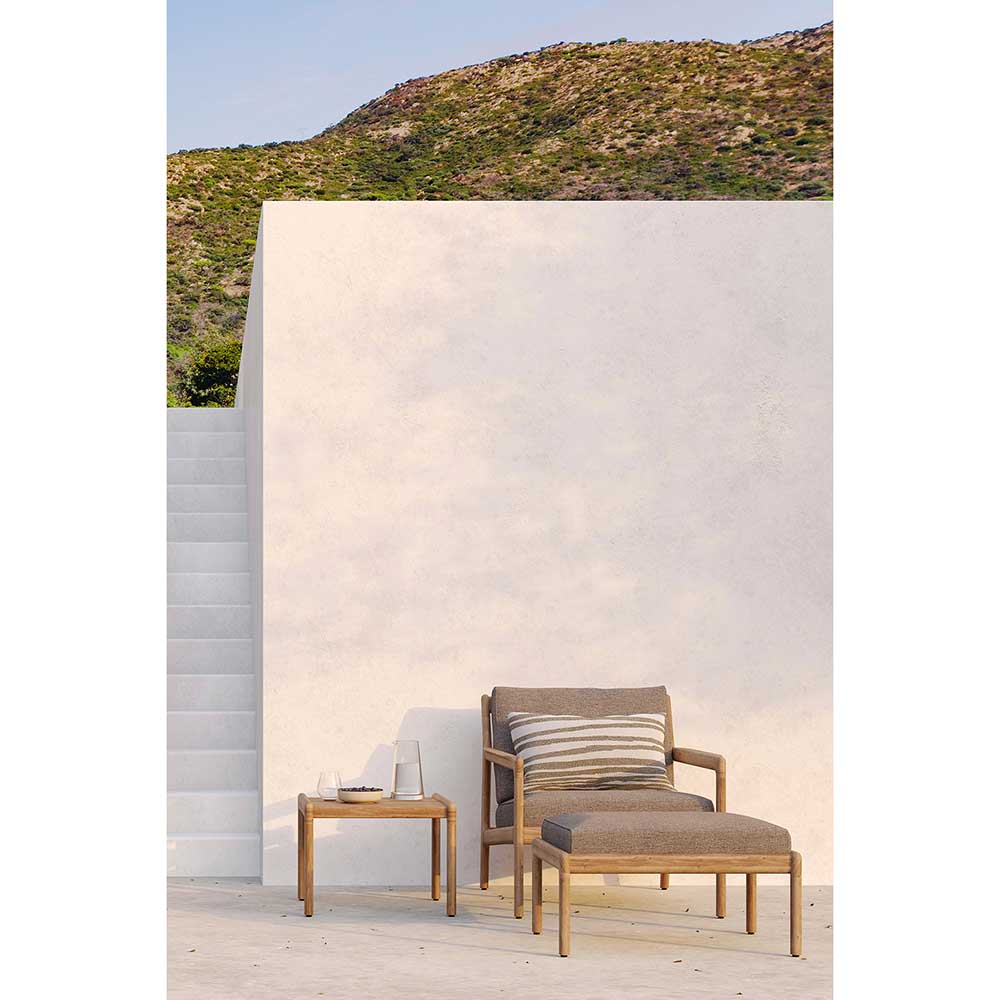 Jack Outdoor Lounge Chair - Teak, Mocha - Image 5