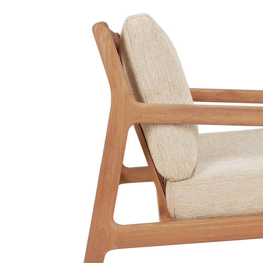 Jack Outdoor Lounge Chair - Teak, Natural - Image 4