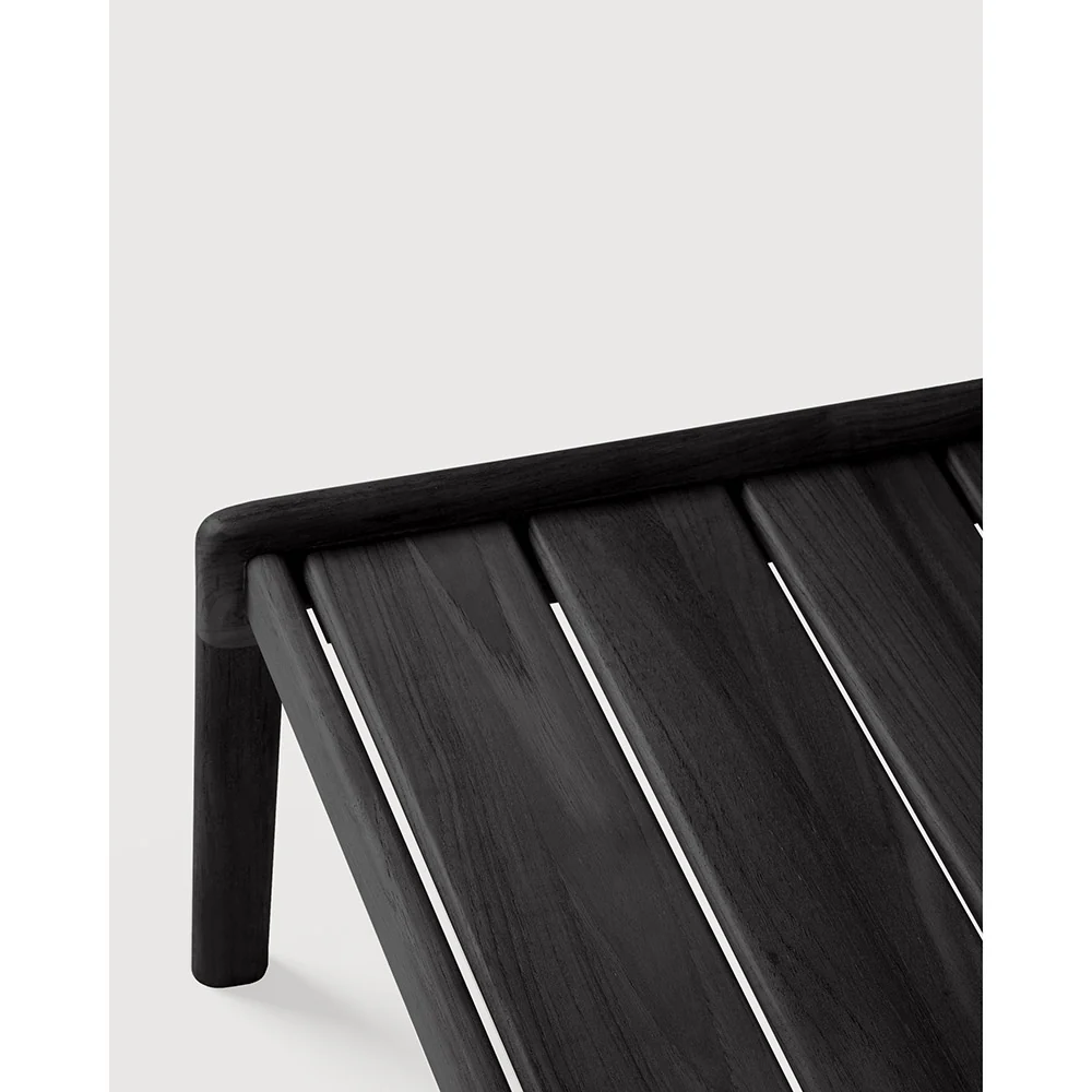 Jack Outdoor Side Table - Black Teak - Image 3