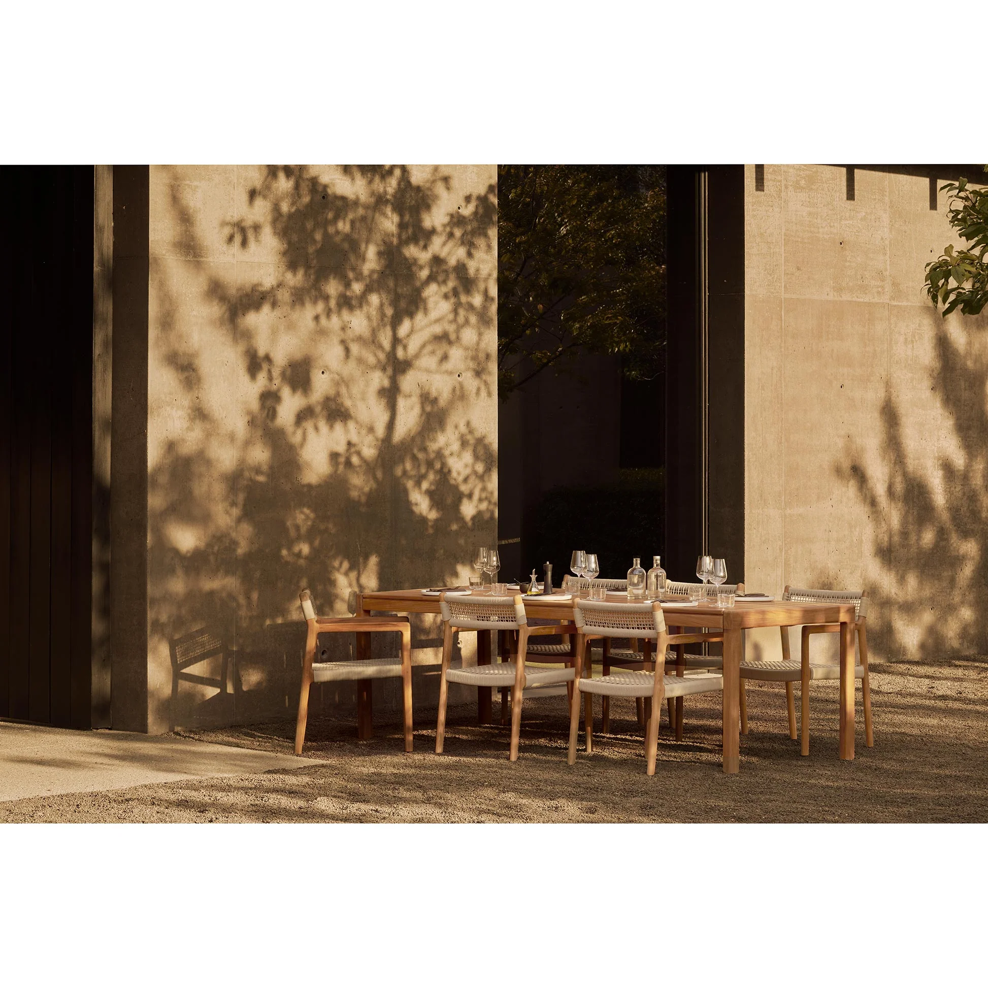 Jack Woven Outdoor Dining Chair With Armrest - Image 7