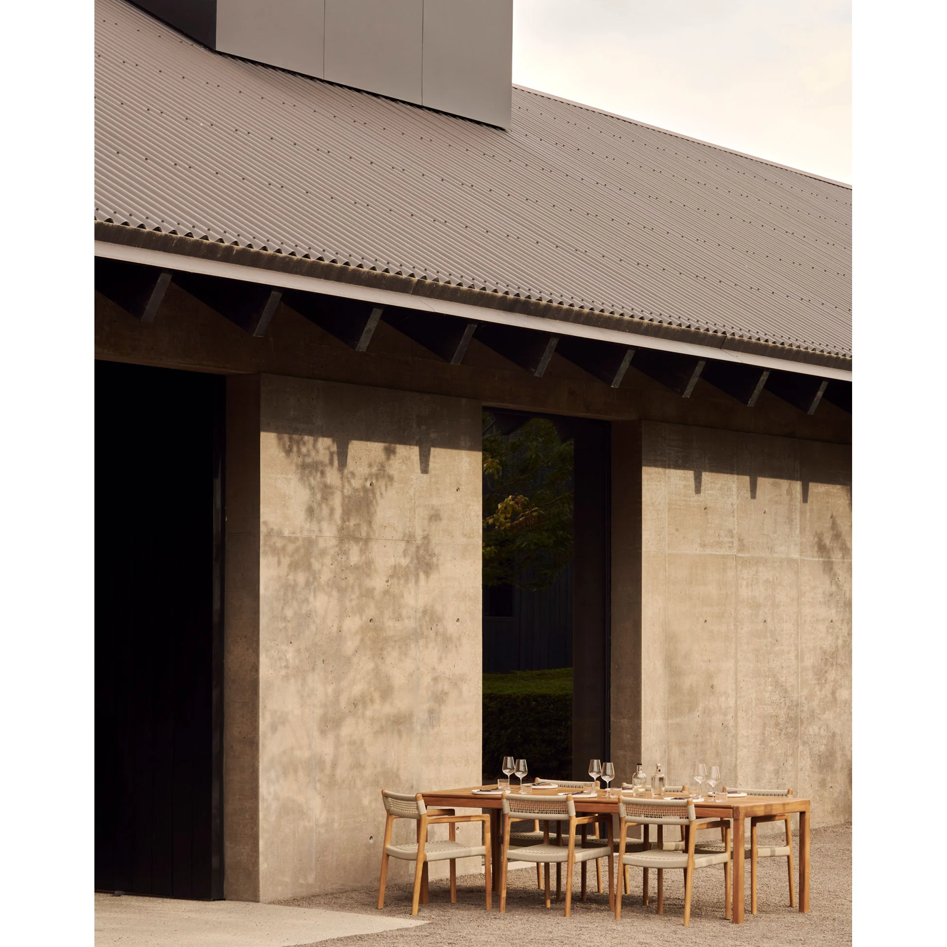 Jack Woven Outdoor Dining Chair With Armrest - Image 9