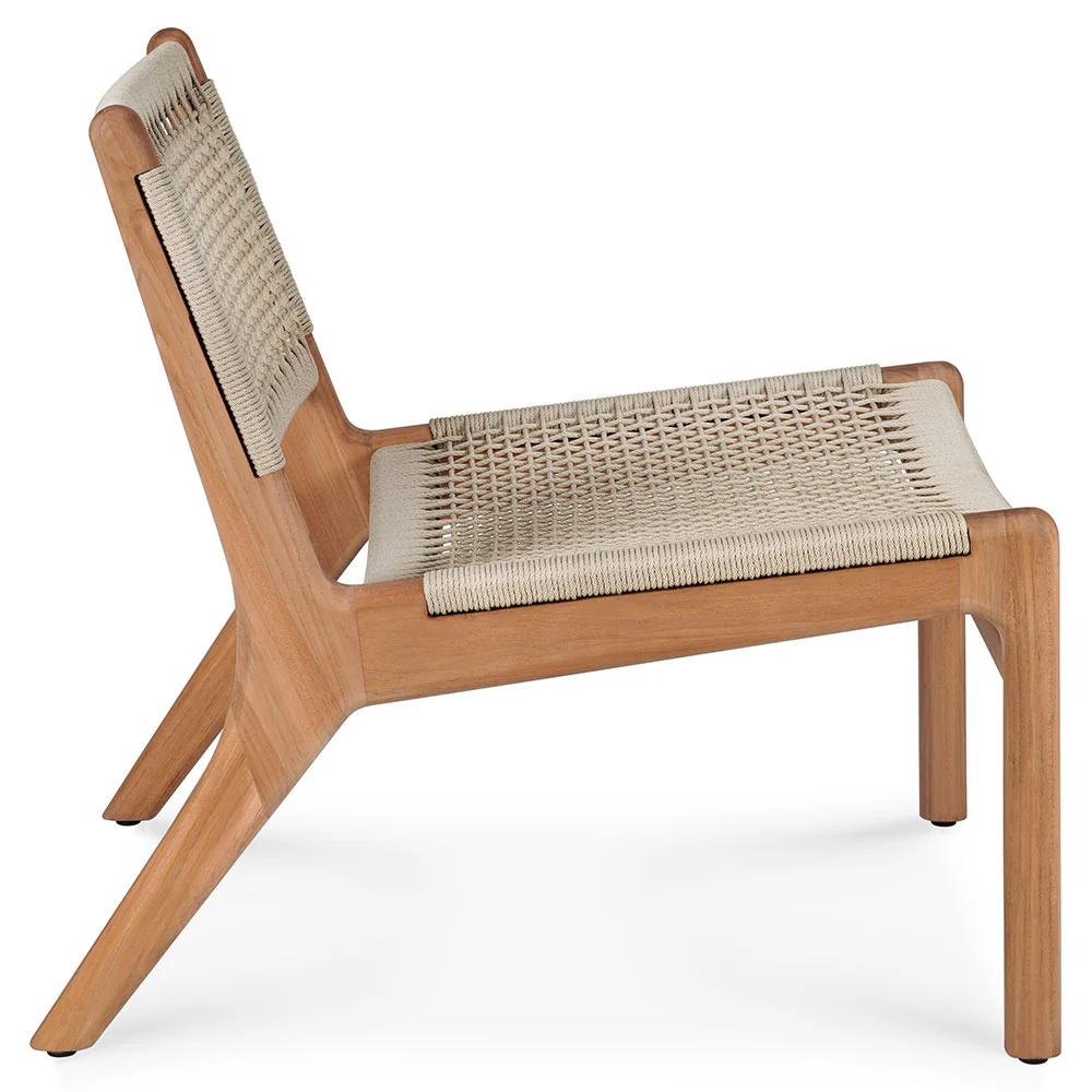 Jack Woven Outdoor Lounge Chair - Image 3
