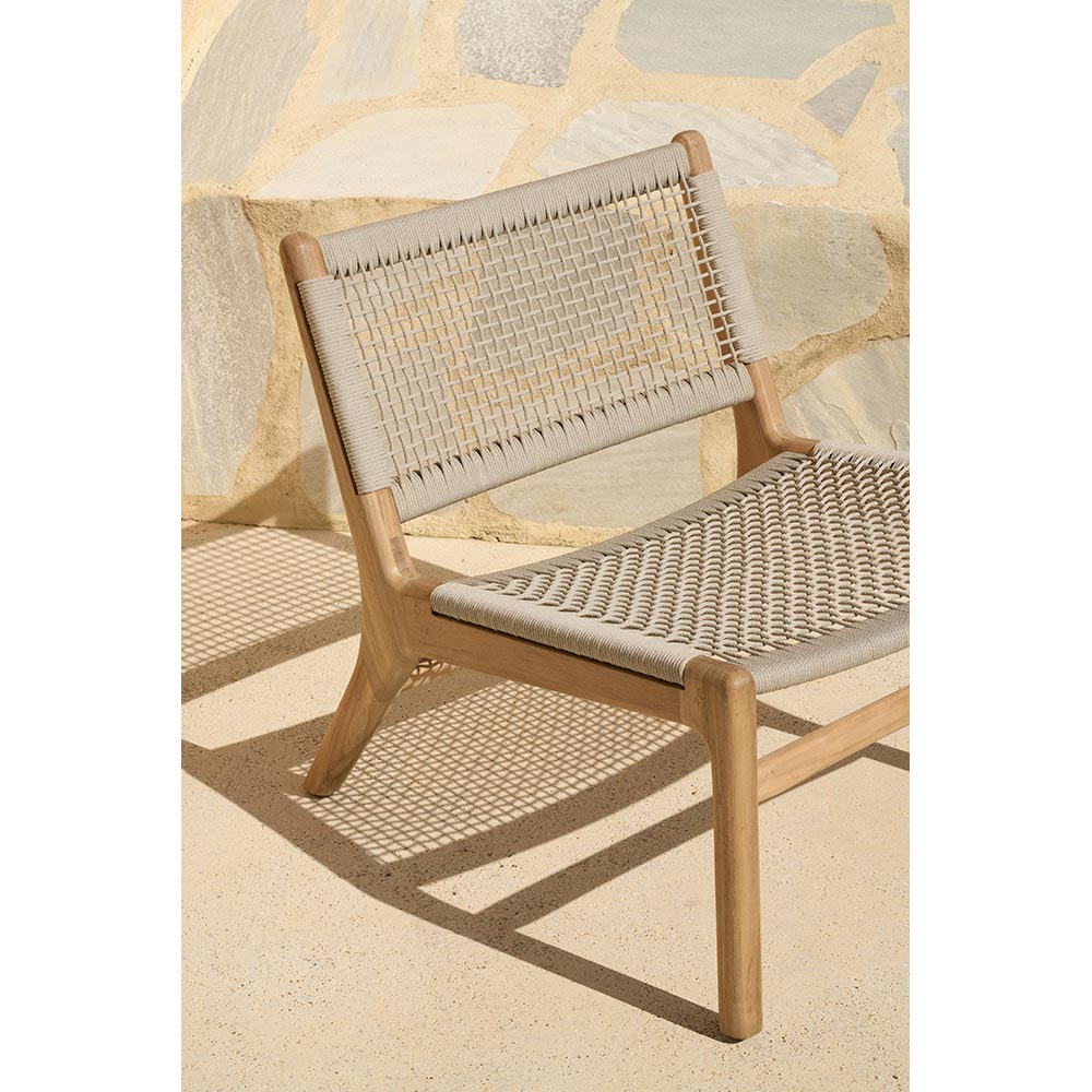 Jack Woven Outdoor Lounge Chair - Image 5