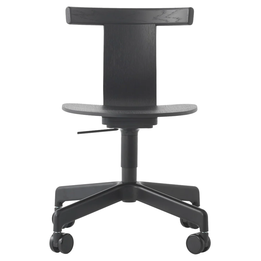 Jiro Swivel Chair - Black, Black Base