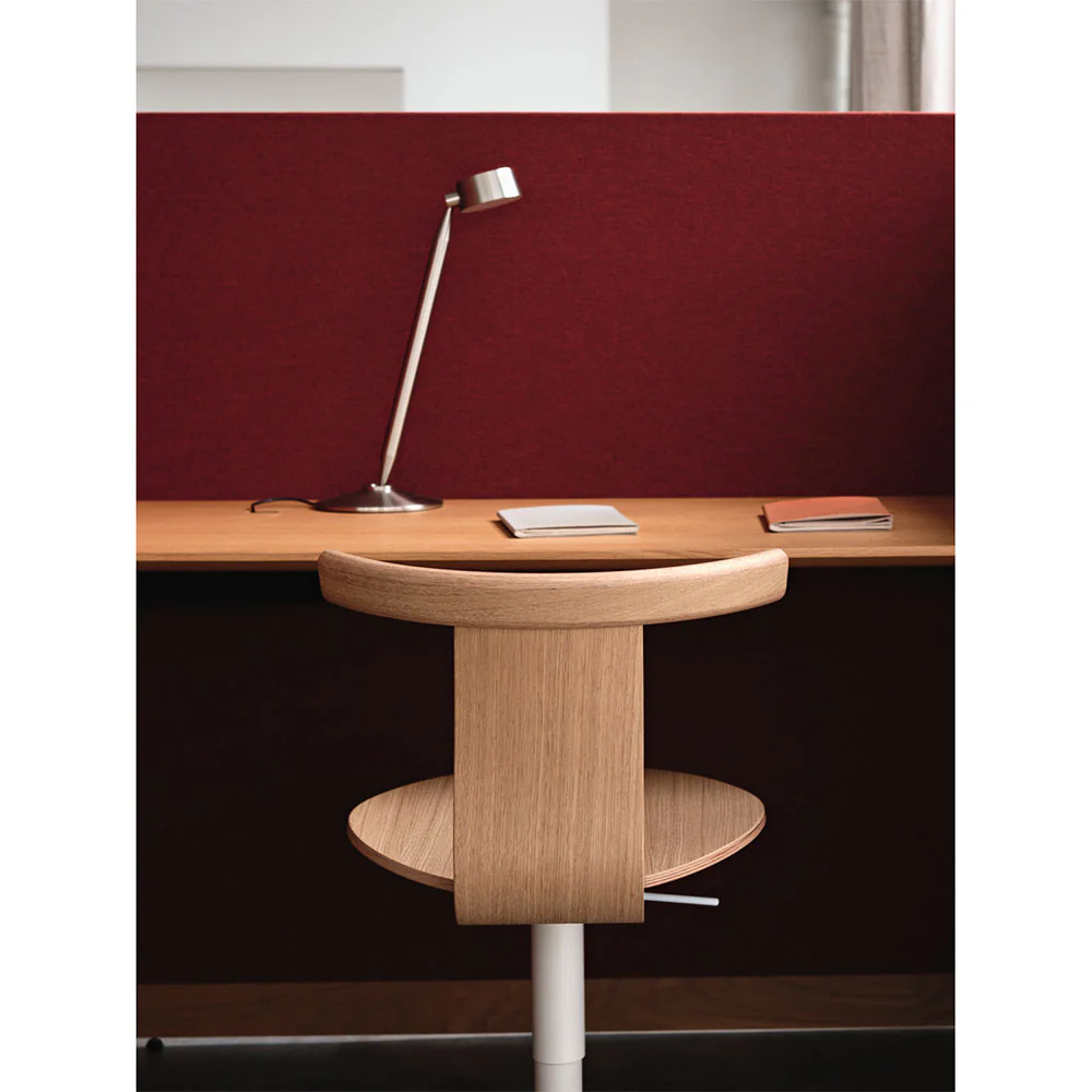 Jiro Swivel Chair - Natural, Black Base - Image 4