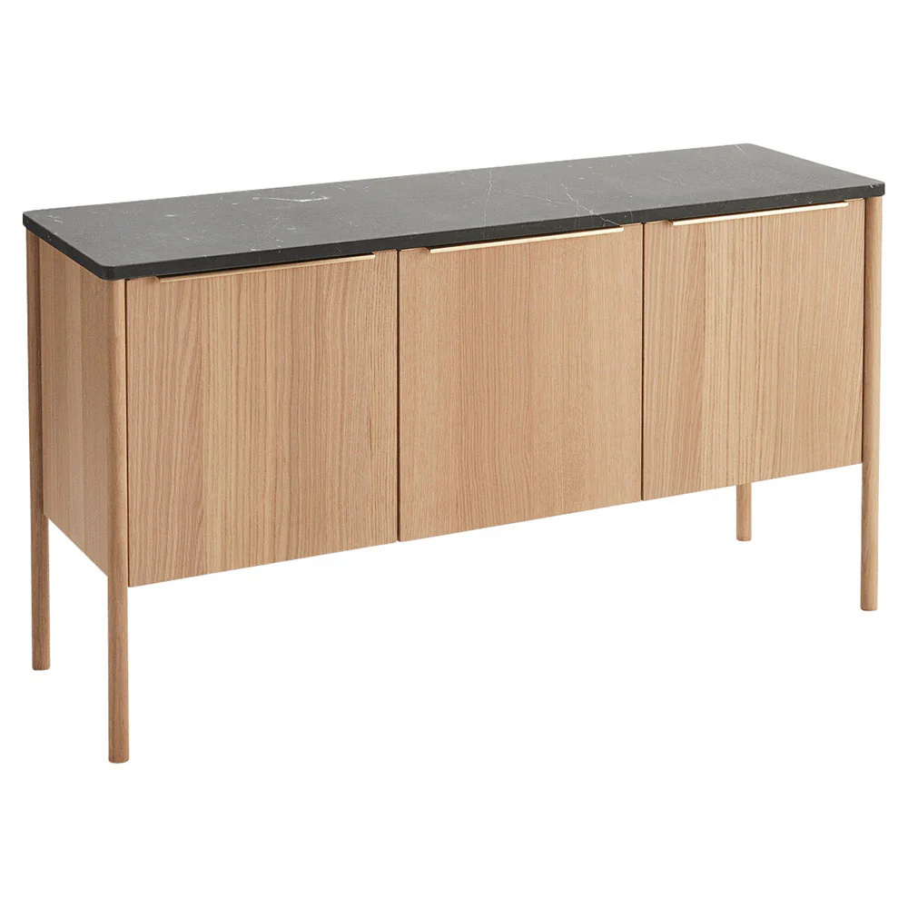 Jut Cabinet - Black Marble Top