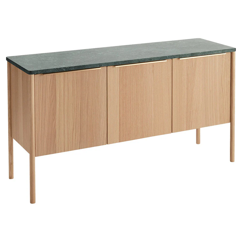 Jut Cabinet - Green Marble Top