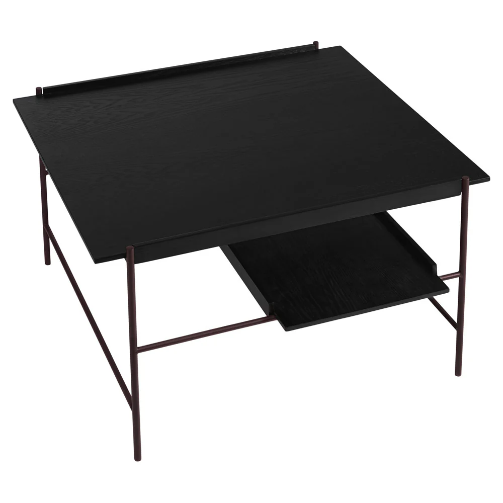 Kanso Coffee Table - Fig Purple Frame