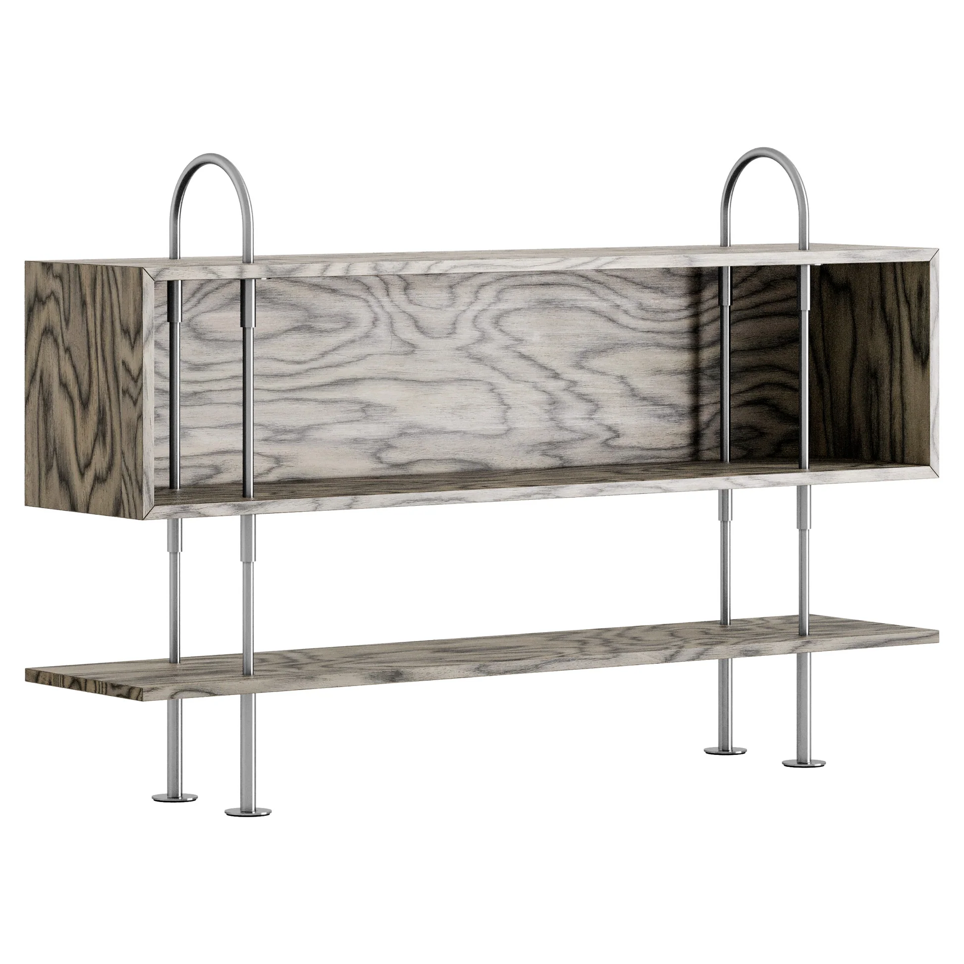 Keen Shelving System 2x1 With Box - 63", ALPI Sottsass Gray - Image 3