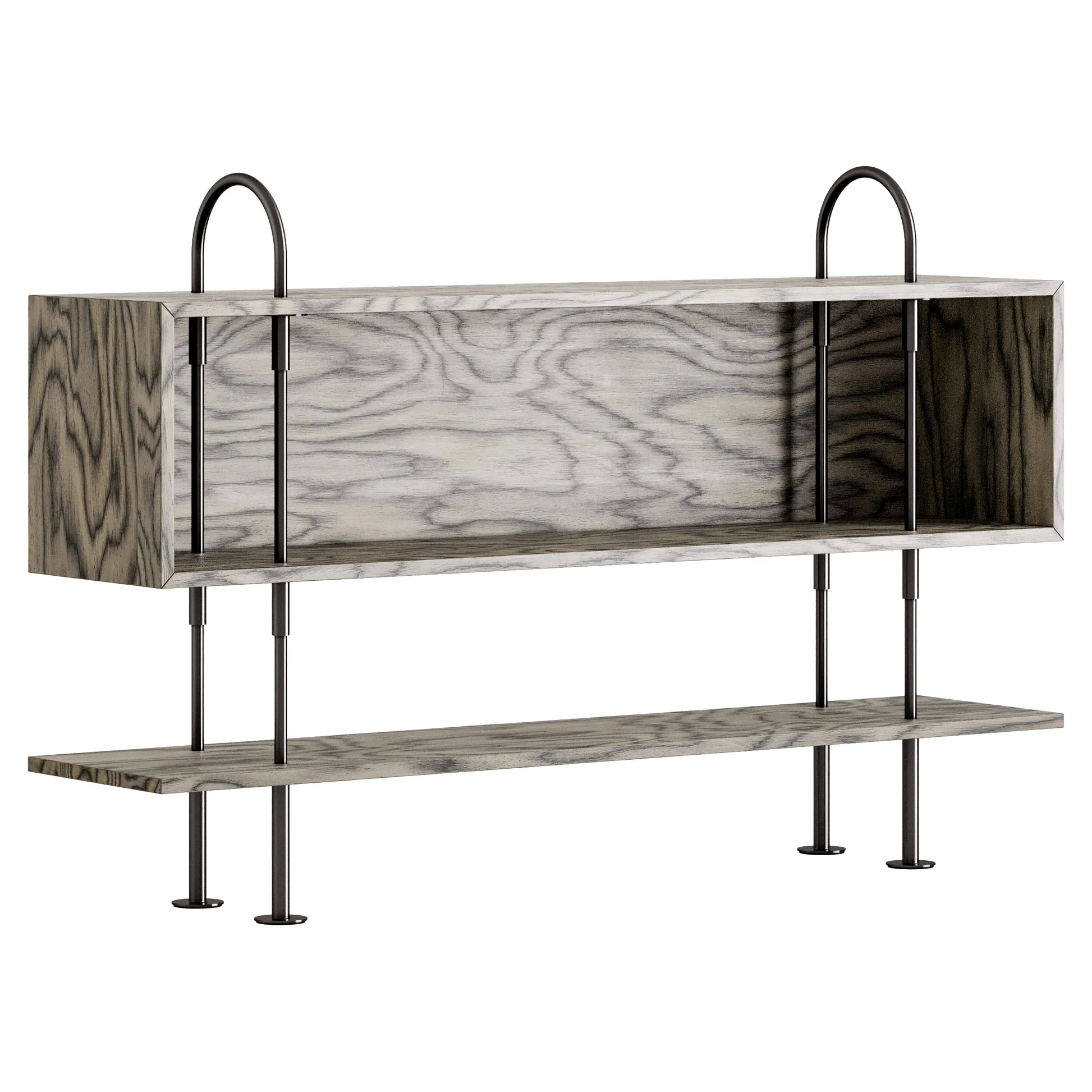 Keen Shelving System 2x1 With Box - 63", ALPI Sottsass Gray - Image 4