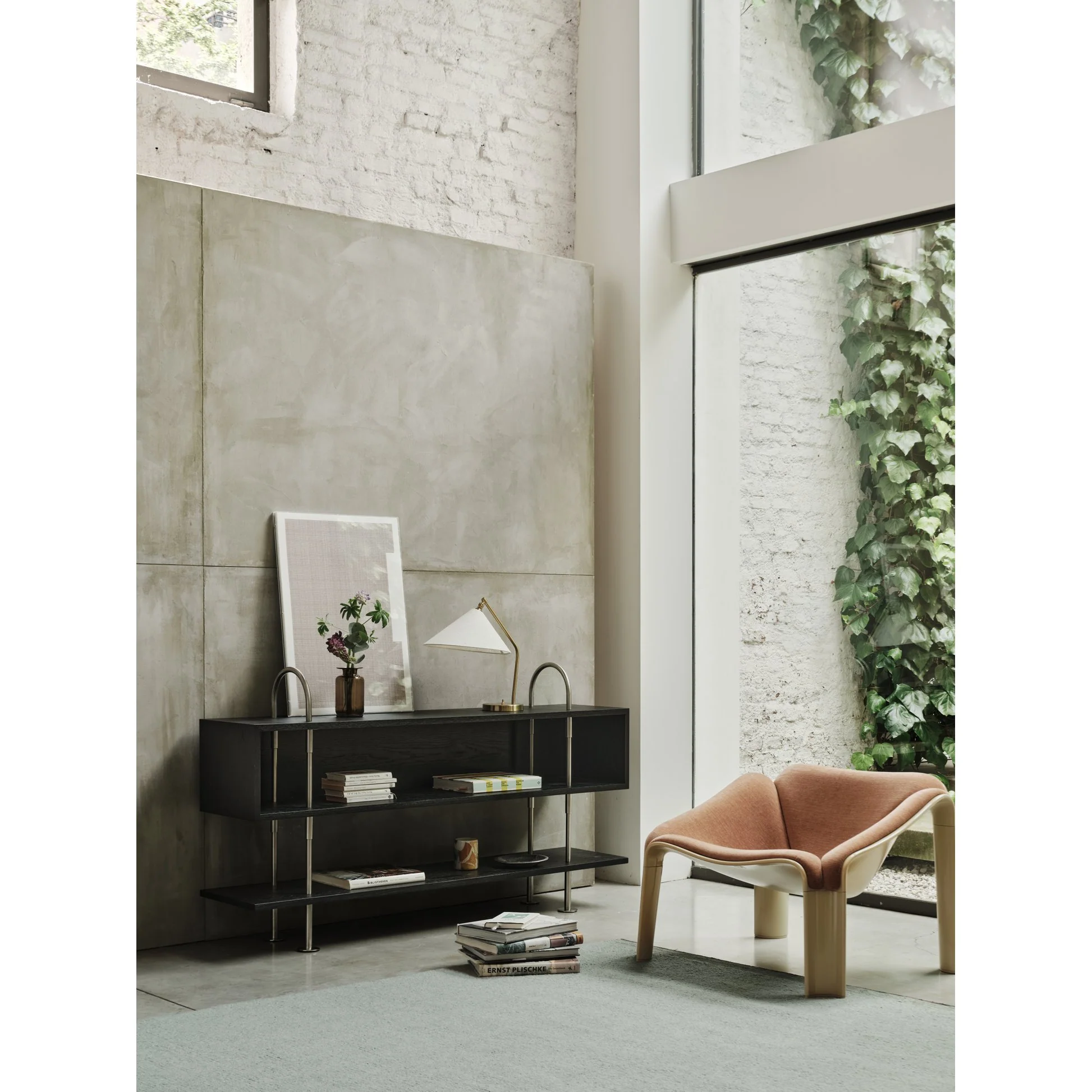 Keen Shelving System 2x1 With Box - 63", Brown Black Ash - Image 5