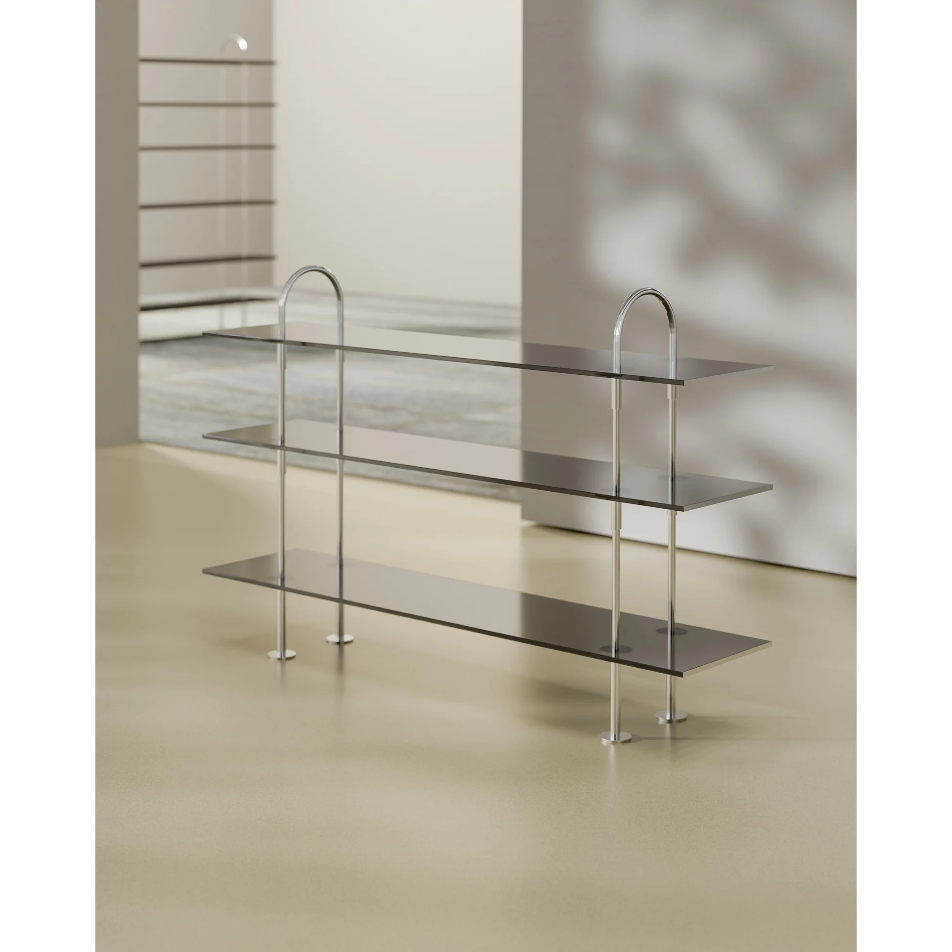 Keen Shelving System 2x3 - 63", Smoke Tempered Glass - Image 5