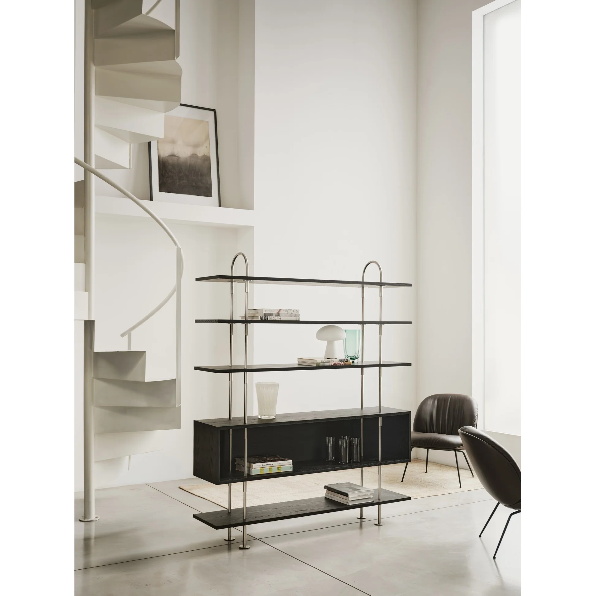 Keen Shelving System 2x4 With Box - 63", Brown Black Ash - Image 7
