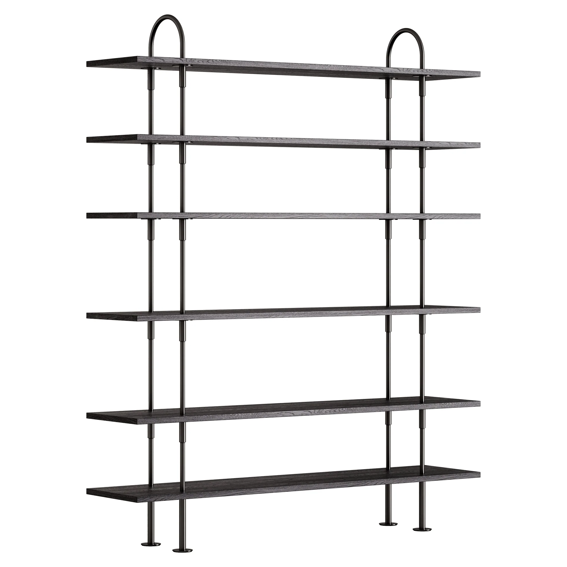 Keen Shelving System 2x6 - 63", Brown Black Ash - Image 3