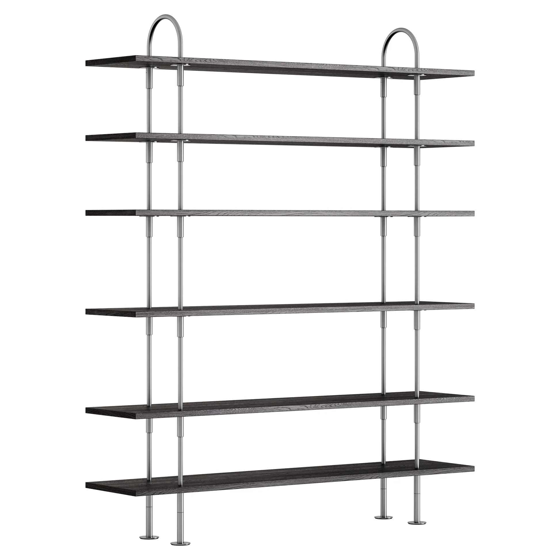 Keen Shelving System 2x6 - 63", Brown Black Ash - Image 4