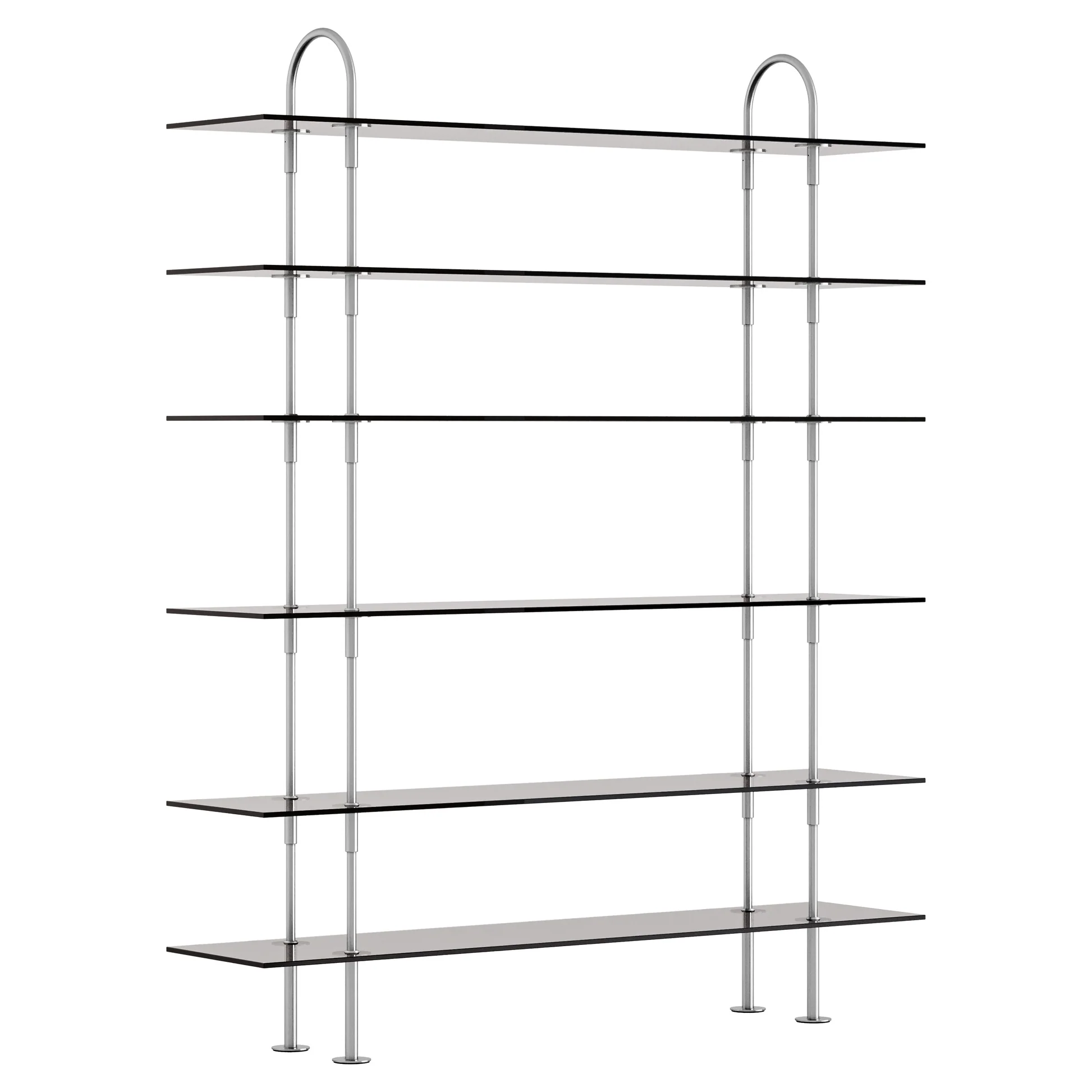 Keen Shelving System 2x6 - 63", Smoke Tempered Glass - Image 4