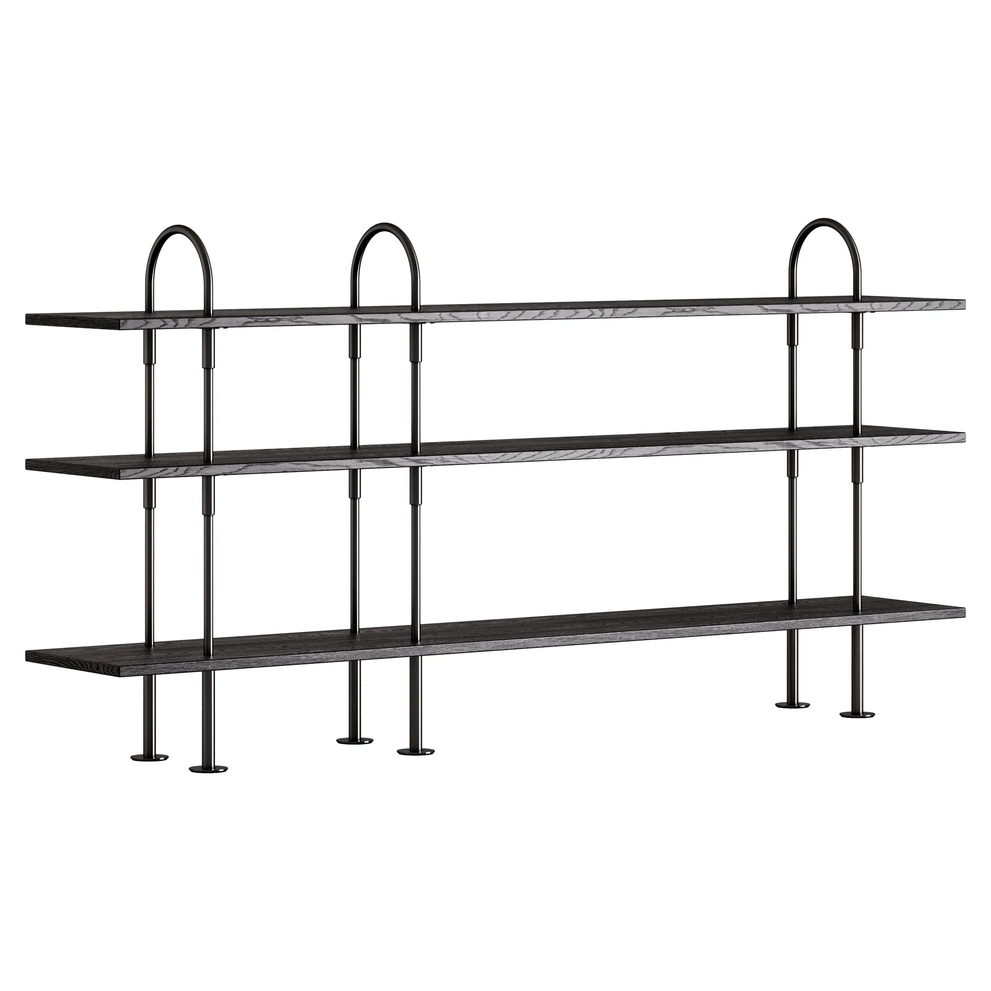 Keen Shelving System 3x3 - 81", Brown Black Ash - Image 3