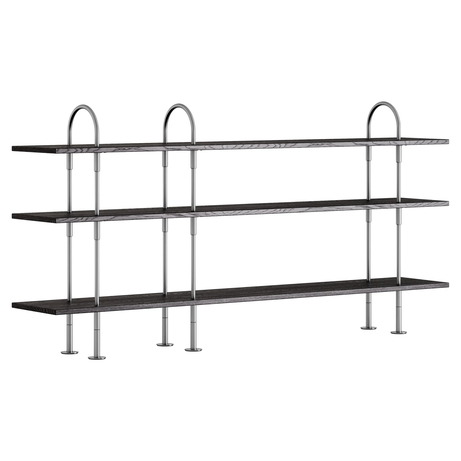 Keen Shelving System 3x3 - 81", Brown Black Ash - Image 4