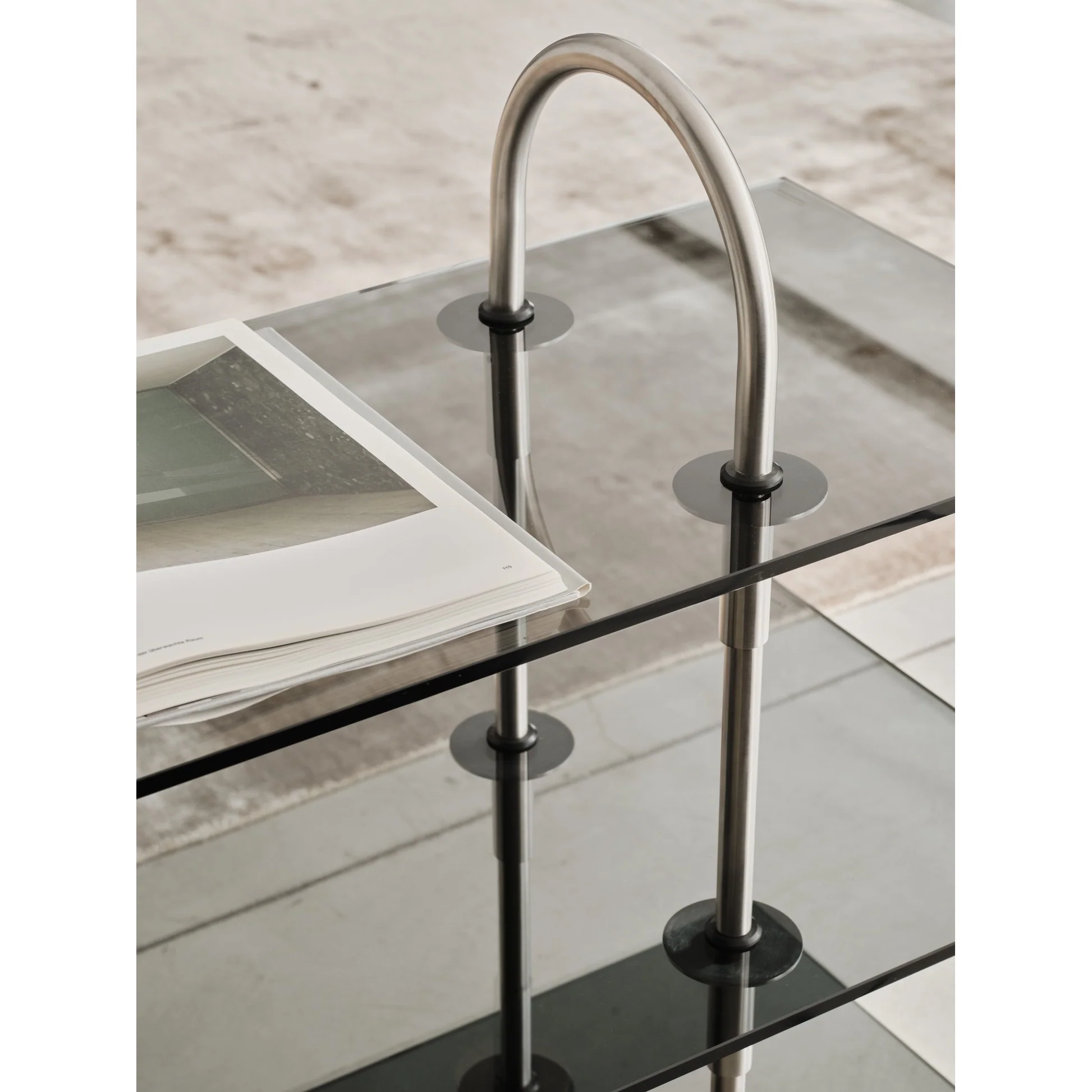 Keen Shelving System 3x3 - 81", Smoke Tempered Glass - Image 5
