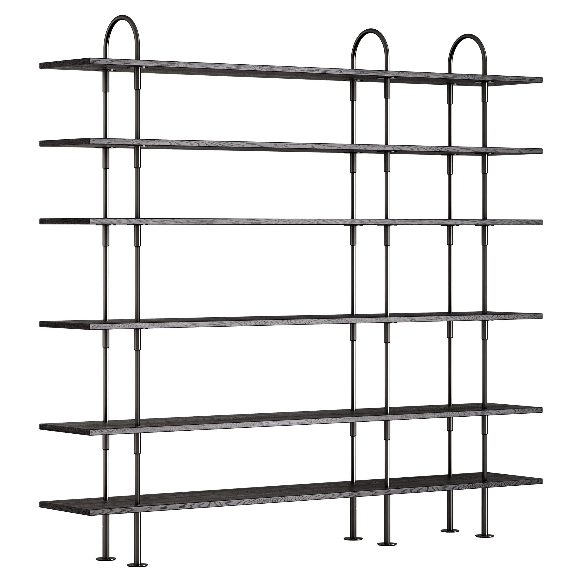Keen Shelving System 3x6 - 81", Brown Black Ash - Image 3
