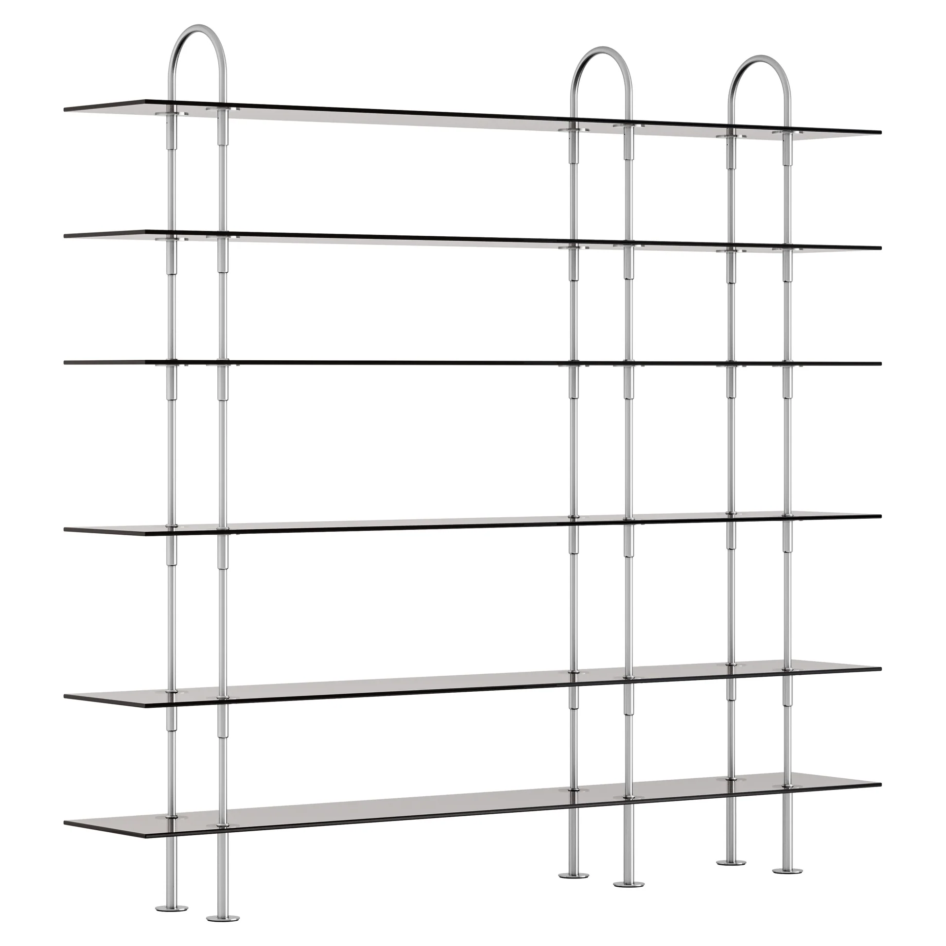 Keen Shelving System 3x6 - 81", Smoke Tempered Glass - Image 4