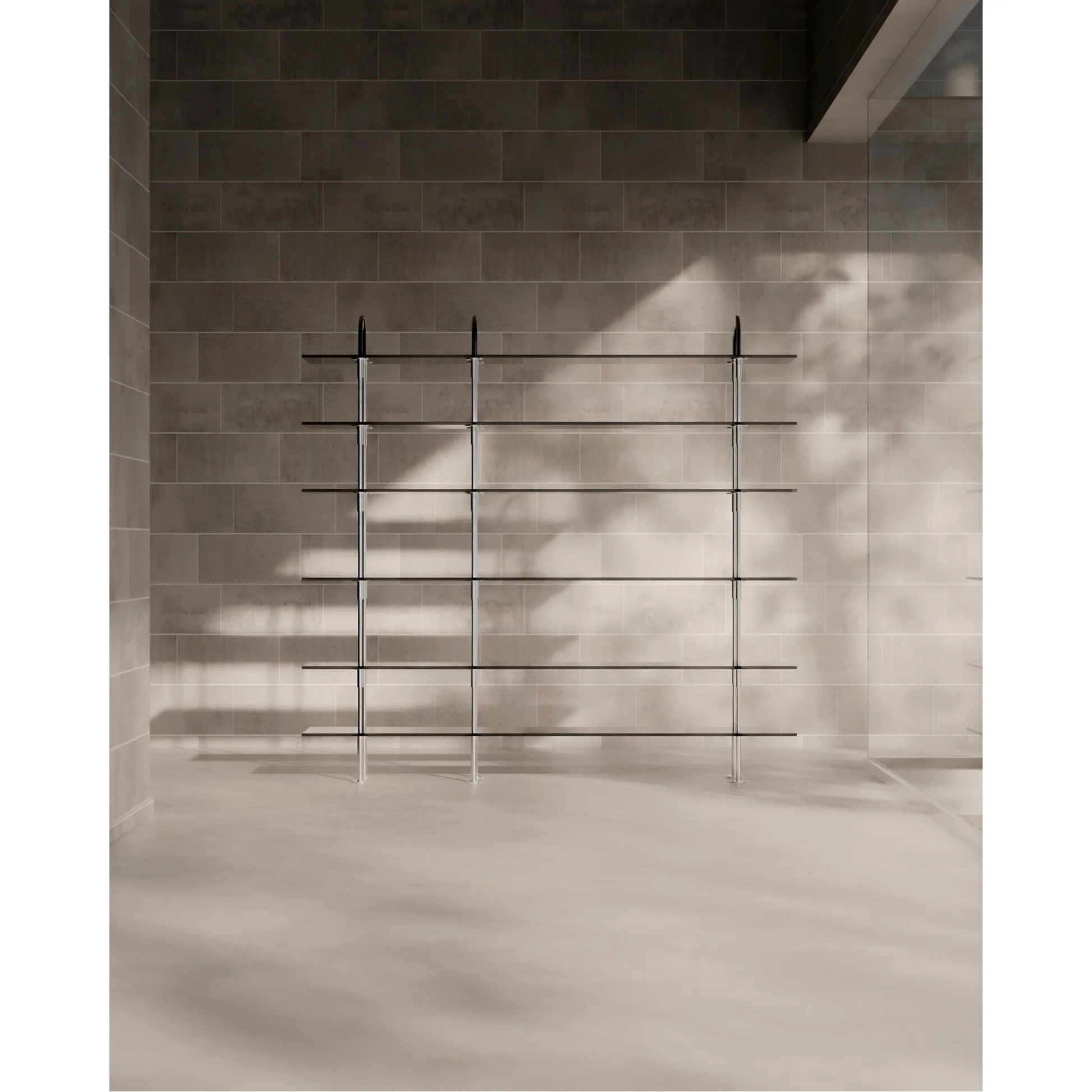 Keen Shelving System 3x6 - 81", Smoke Tempered Glass - Image 7